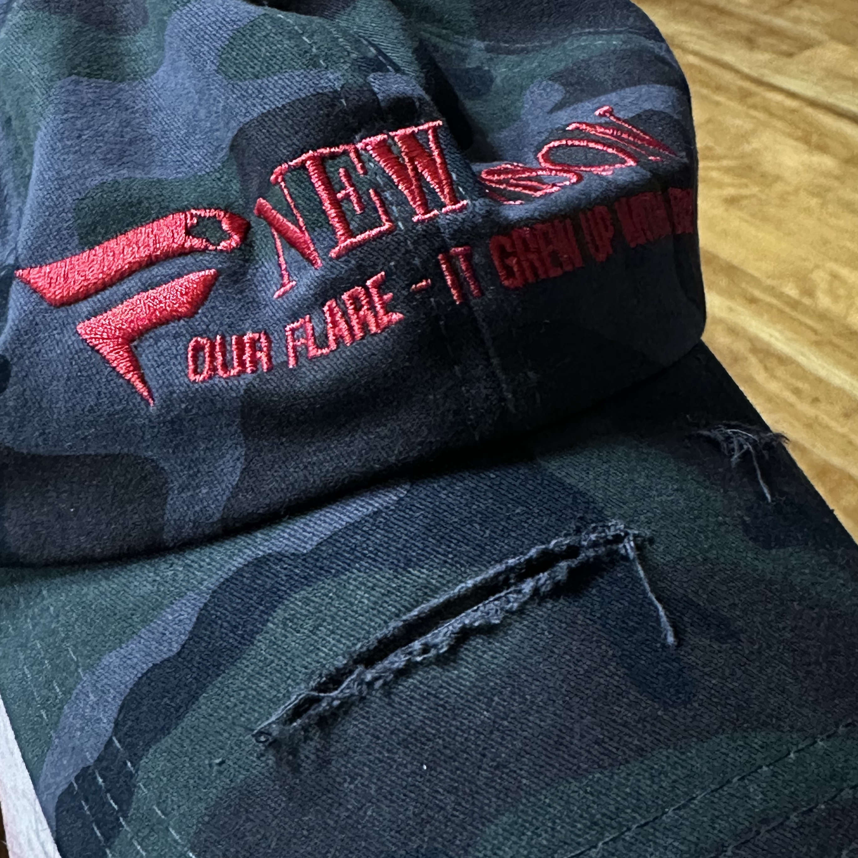 Etce New Vision Camo Cap Night Jungle 착용 스타일
