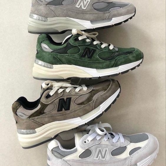 New Balance 993 Made in USA Grey - D Standard, New Balance 992 Made in USA Grey - D Standard 착용 스타일 - 4