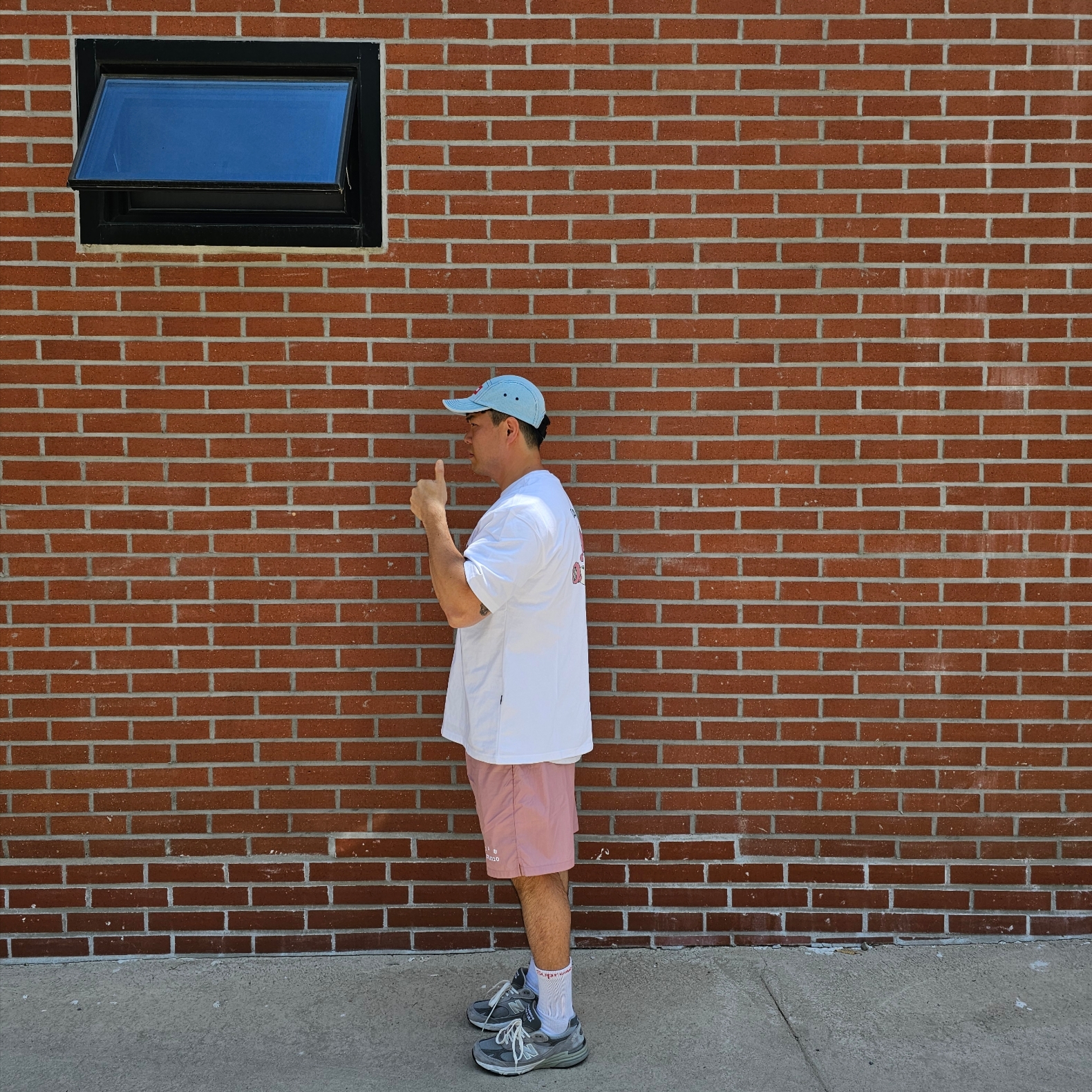 Supreme Small Box Shirt Washed Blue - 24SS, Supreme x Nike ACG Denim 6-Panel Washed Blue - 22FW 착용 스타일 - 4