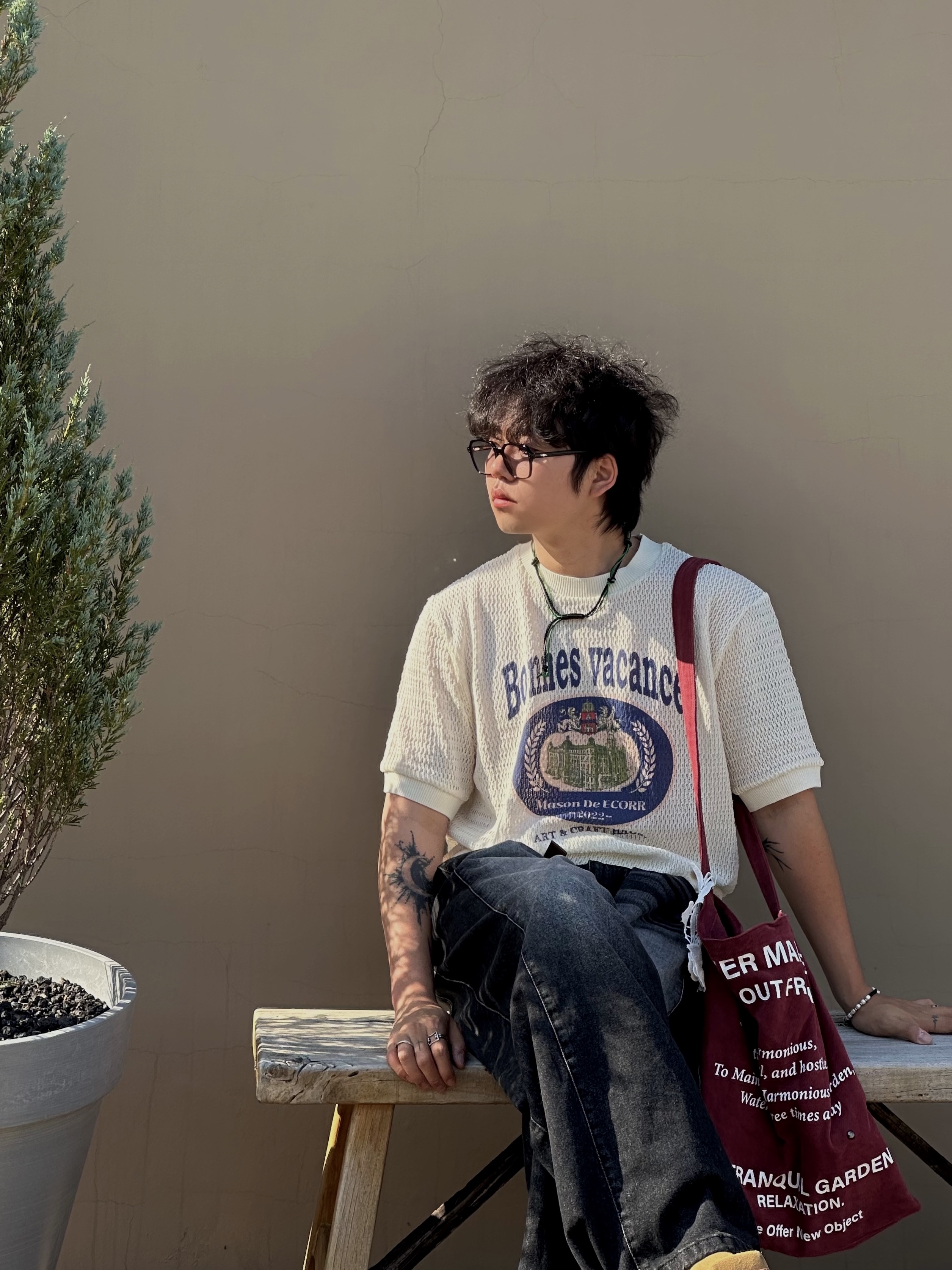 Our Legacy Camion Boot Sabbia Suede, Gentle Monster Jeff T1 Brown 착용 스타일 - 4