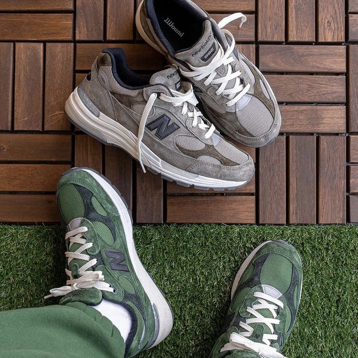 New Balance 993 Made in USA Grey - D Standard, New Balance 992 Made in USA Grey - D Standard 착용 스타일 - 3