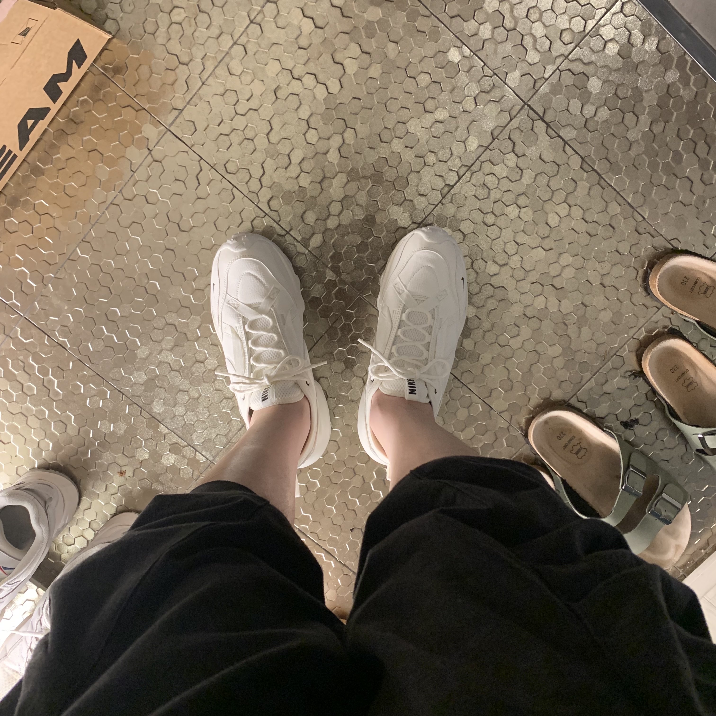 (W) Nike TC 7900 Summit White 착용 스타일