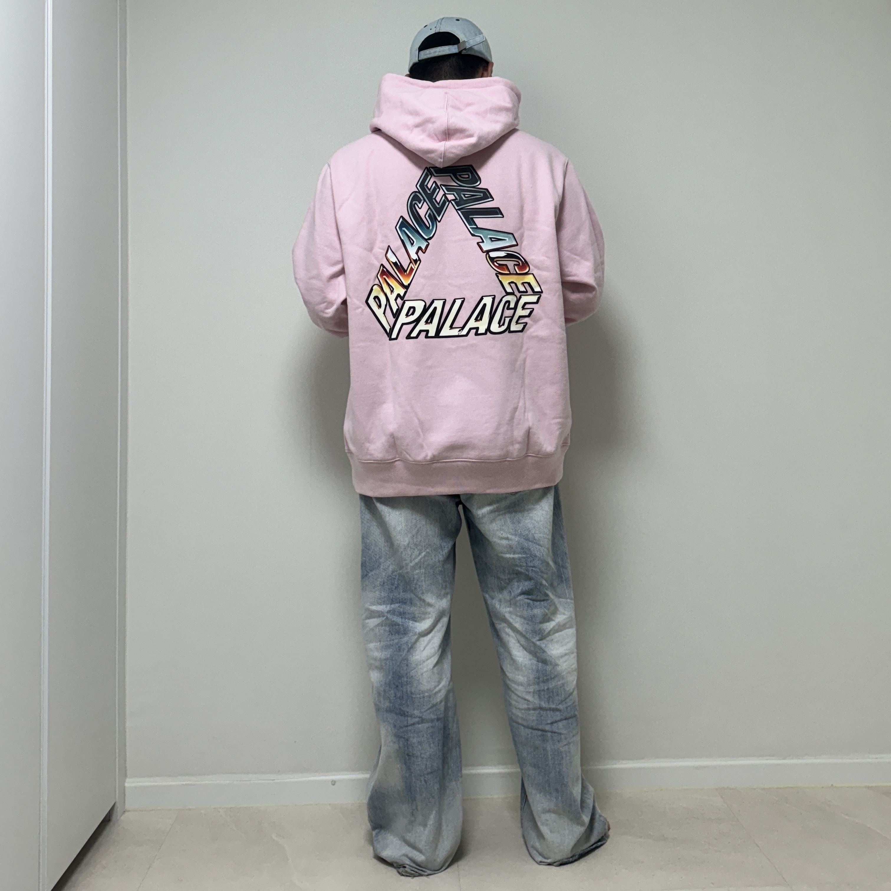 Palace Chrome P3 Hood Lush Flush - 24SS 착용 스타일
