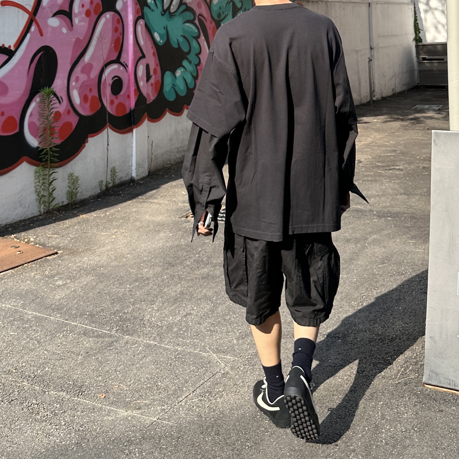 Nike x Bode Astrograbber SP Black and Coconut Milk 착용 스타일 - 1