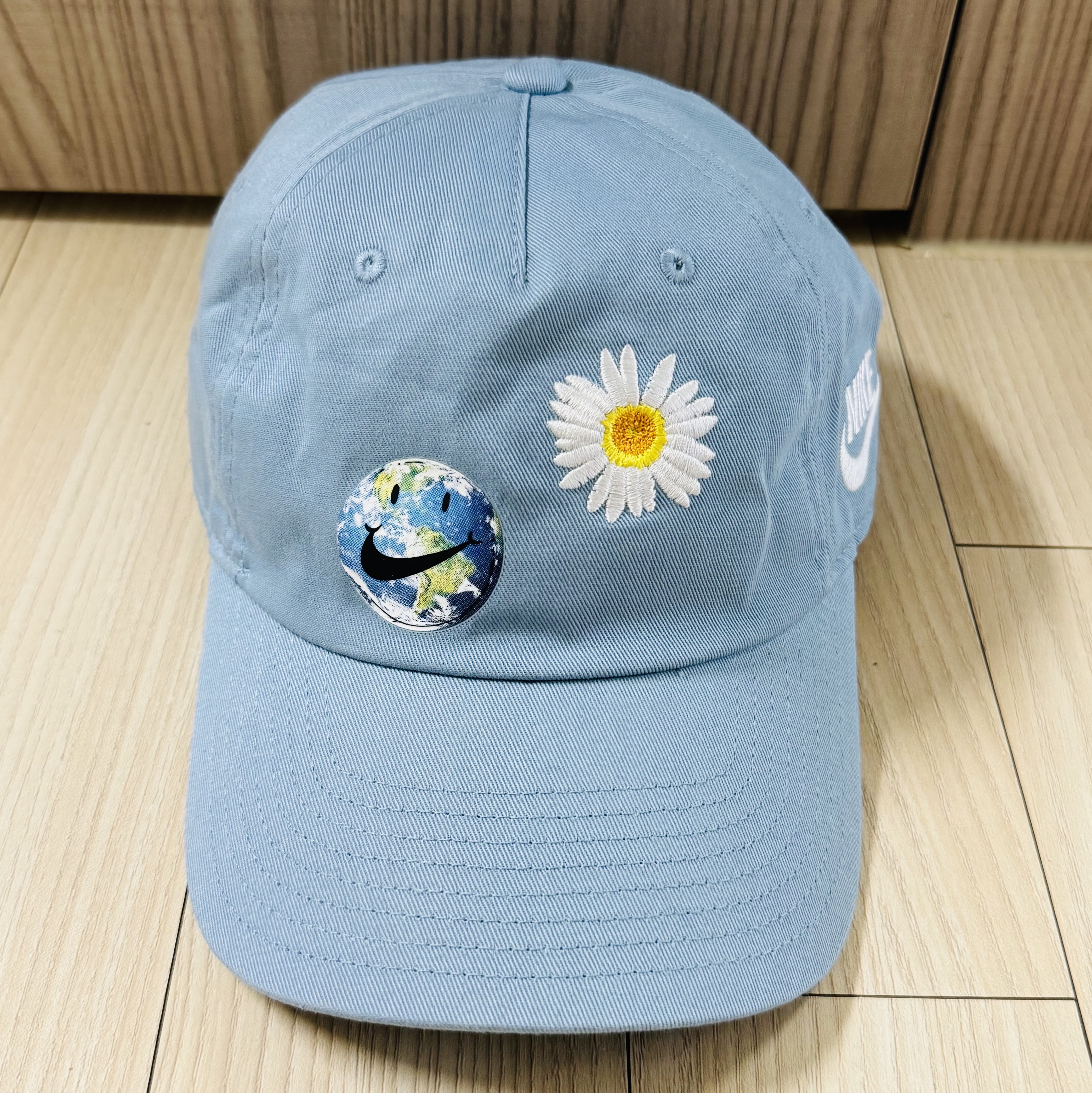 Nike Heritage 86 Cap Worn Blue 착용 스타일 - 1