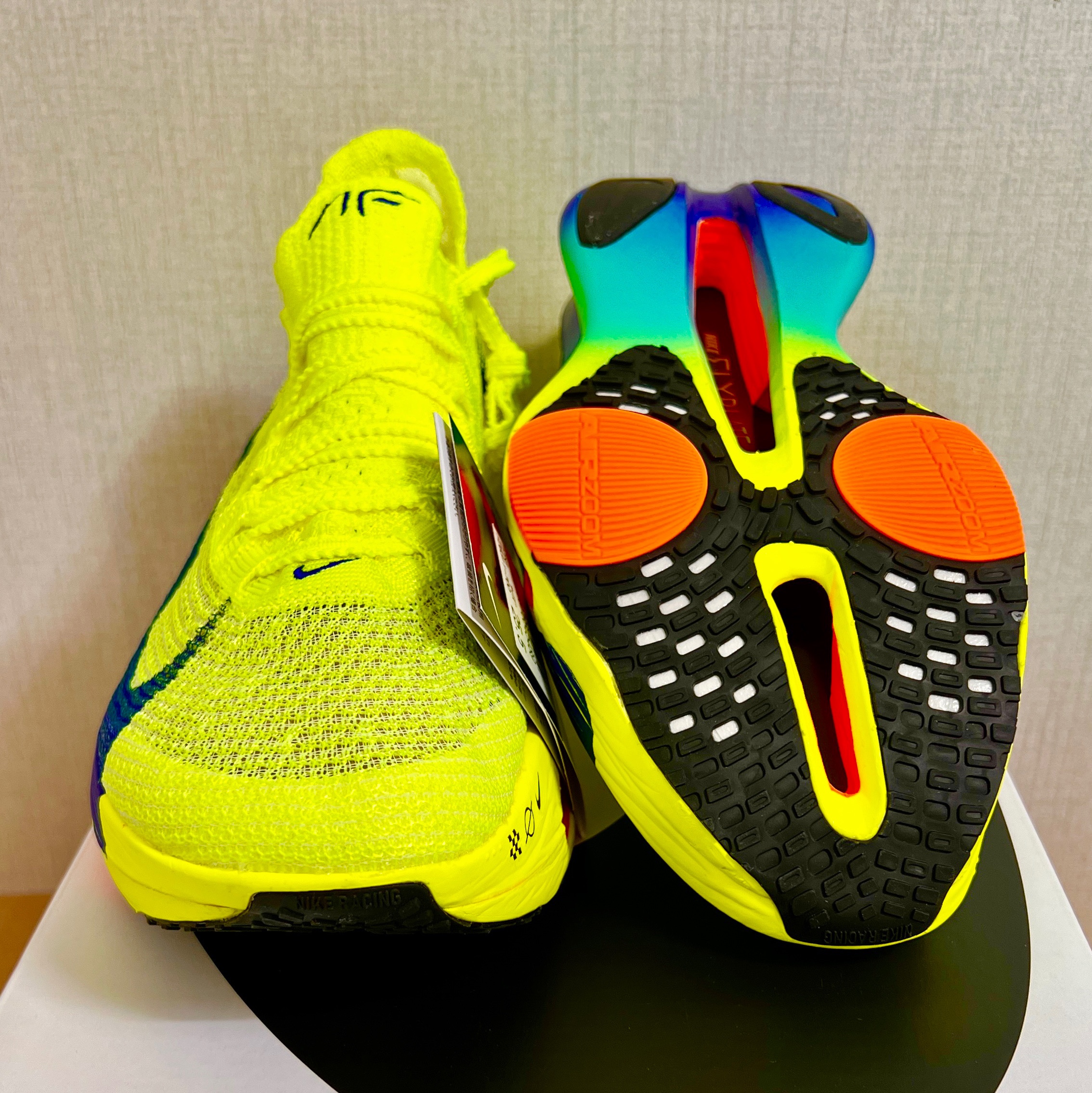 Nike Air Zoom Alphafly Next% 3 Volt 착용 스타일