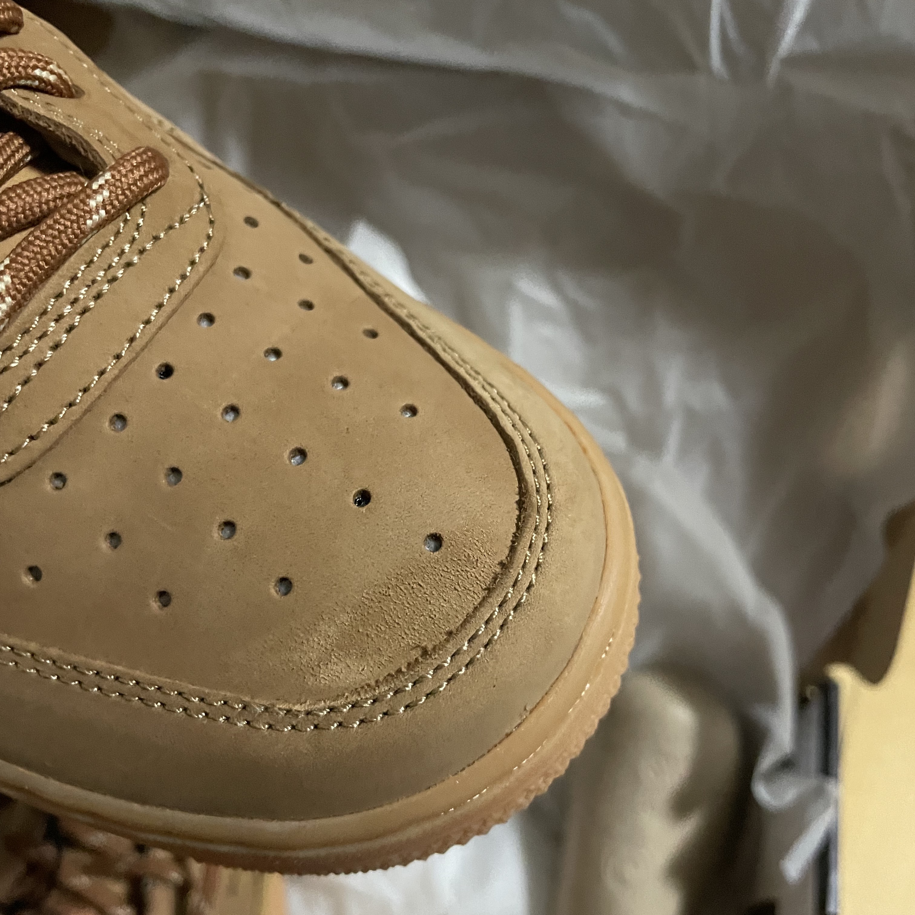 Nike Air Force 1 '07 WB Flax 착용 스타일 - 6