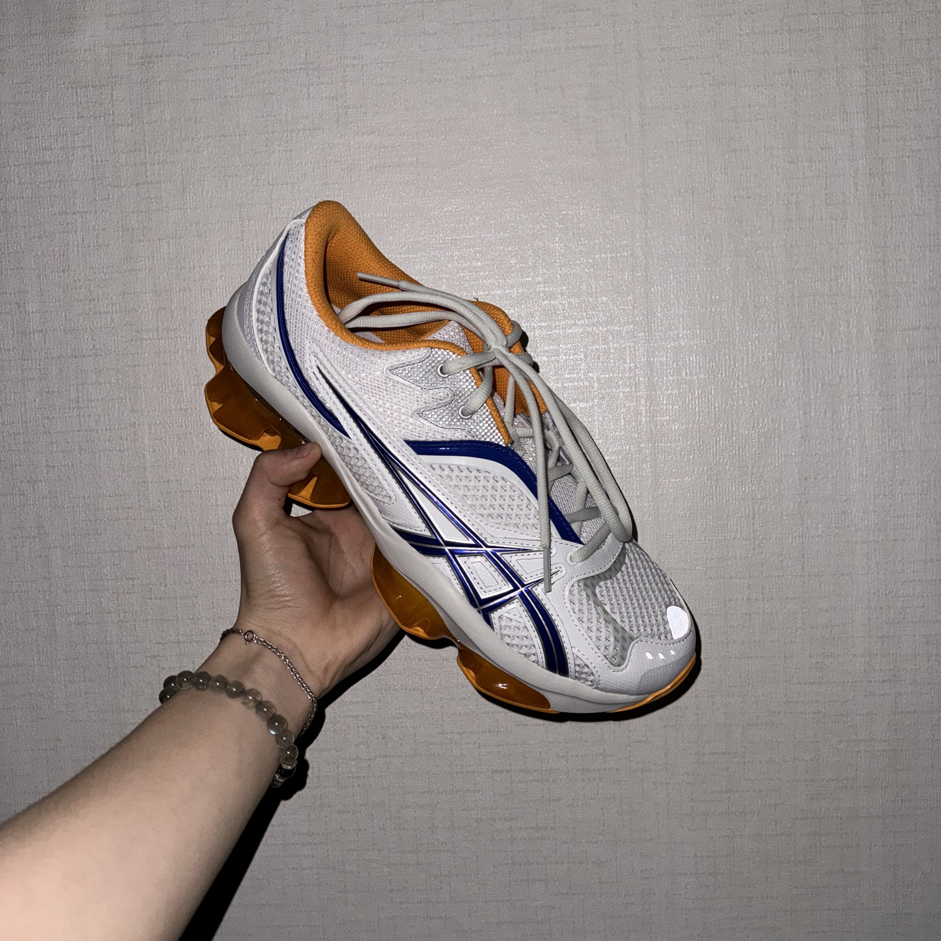 Asics x Kiko Kostadinov Gel-Quantum Zientzia White Blue 착용 스타일 - 1