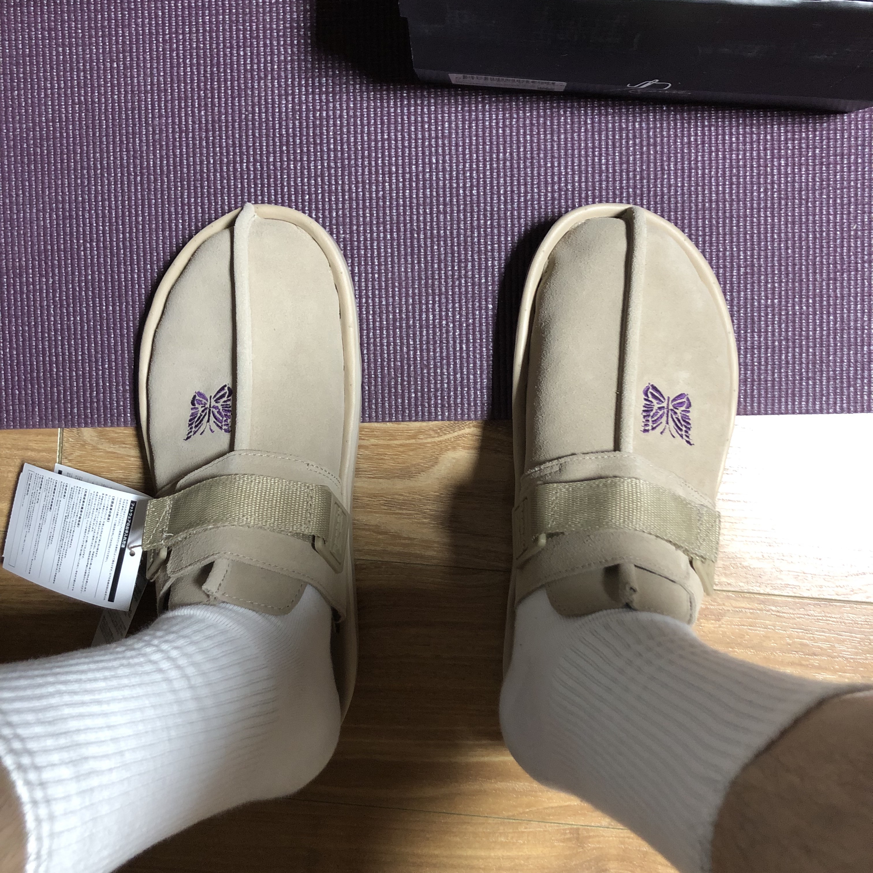 Reebok x Needles Beatnik Beige 착용 스타일