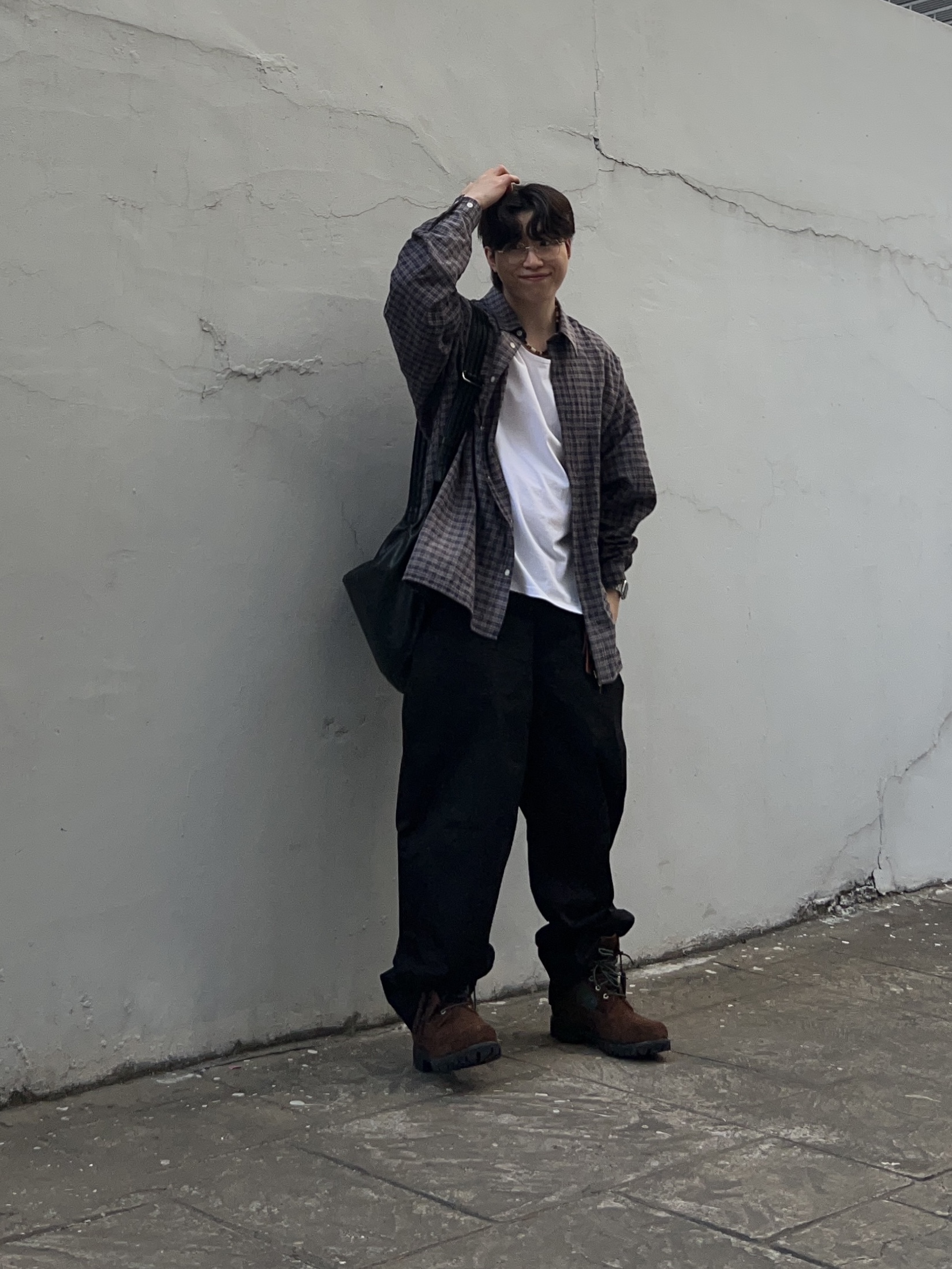Timberland x Thisisneverthat 6 inch Boot Brown - Wide 착용 스타일 - 2