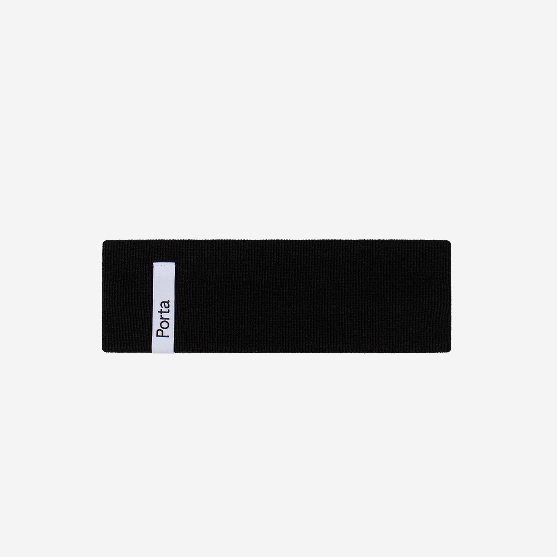 Porta Logo Hair Band Black 상세 이미지 1