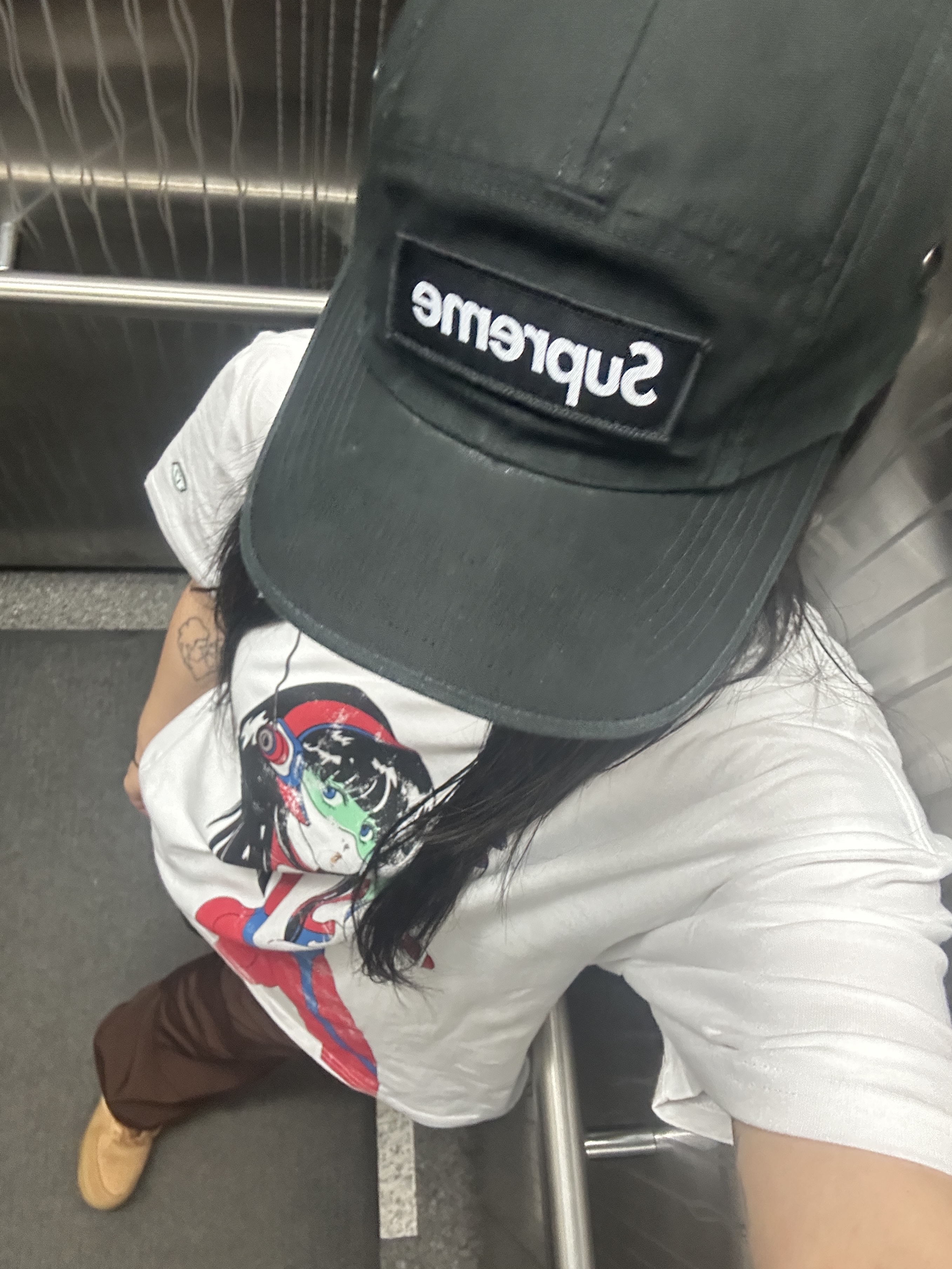 Supreme Military Camp Cap Black - 24SS, Nike Air Force 1 '07 WB Flax 착용 스타일 - 1