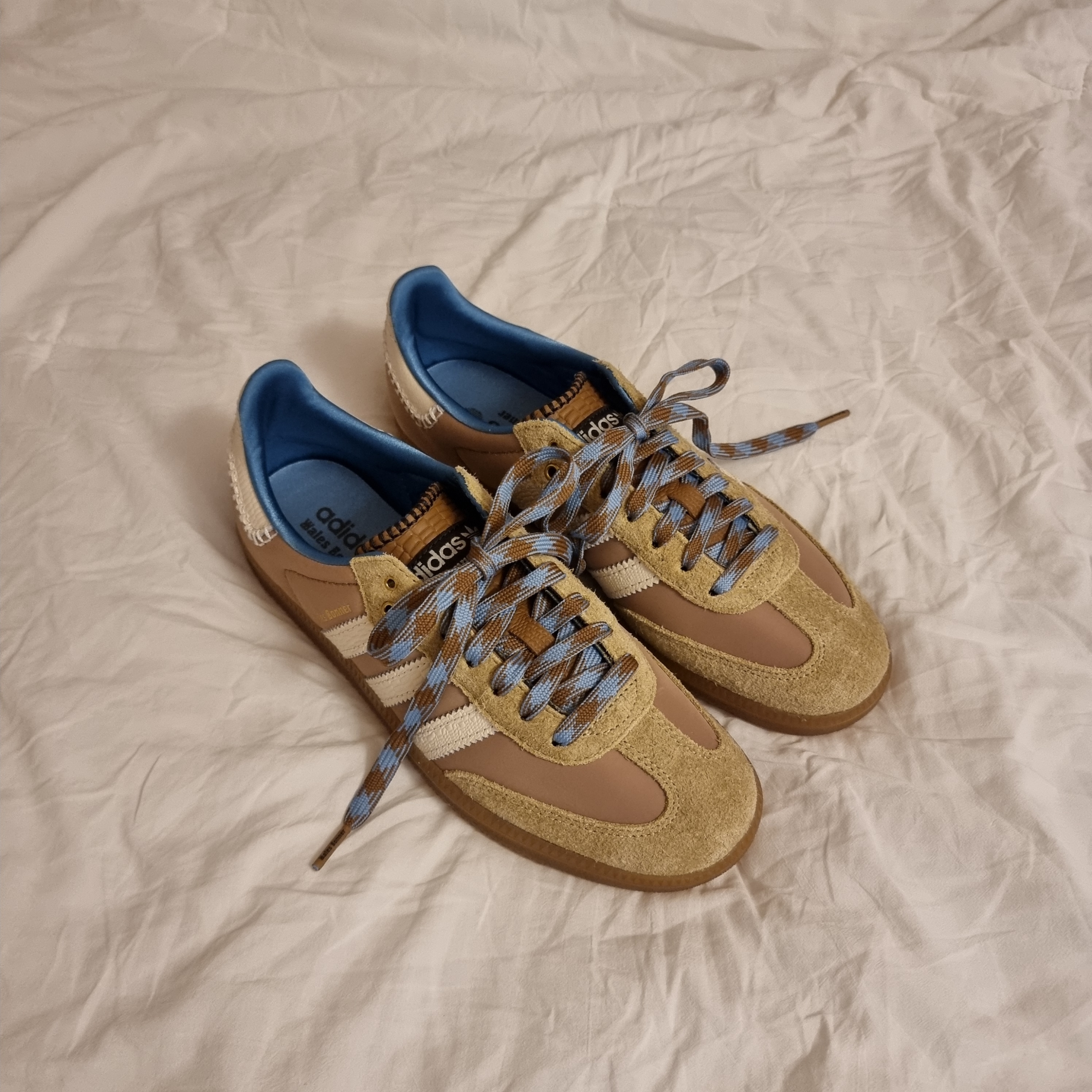 Adidas x Wales Bonner Samba Supplier Colour Wonder White 착용 스타일
