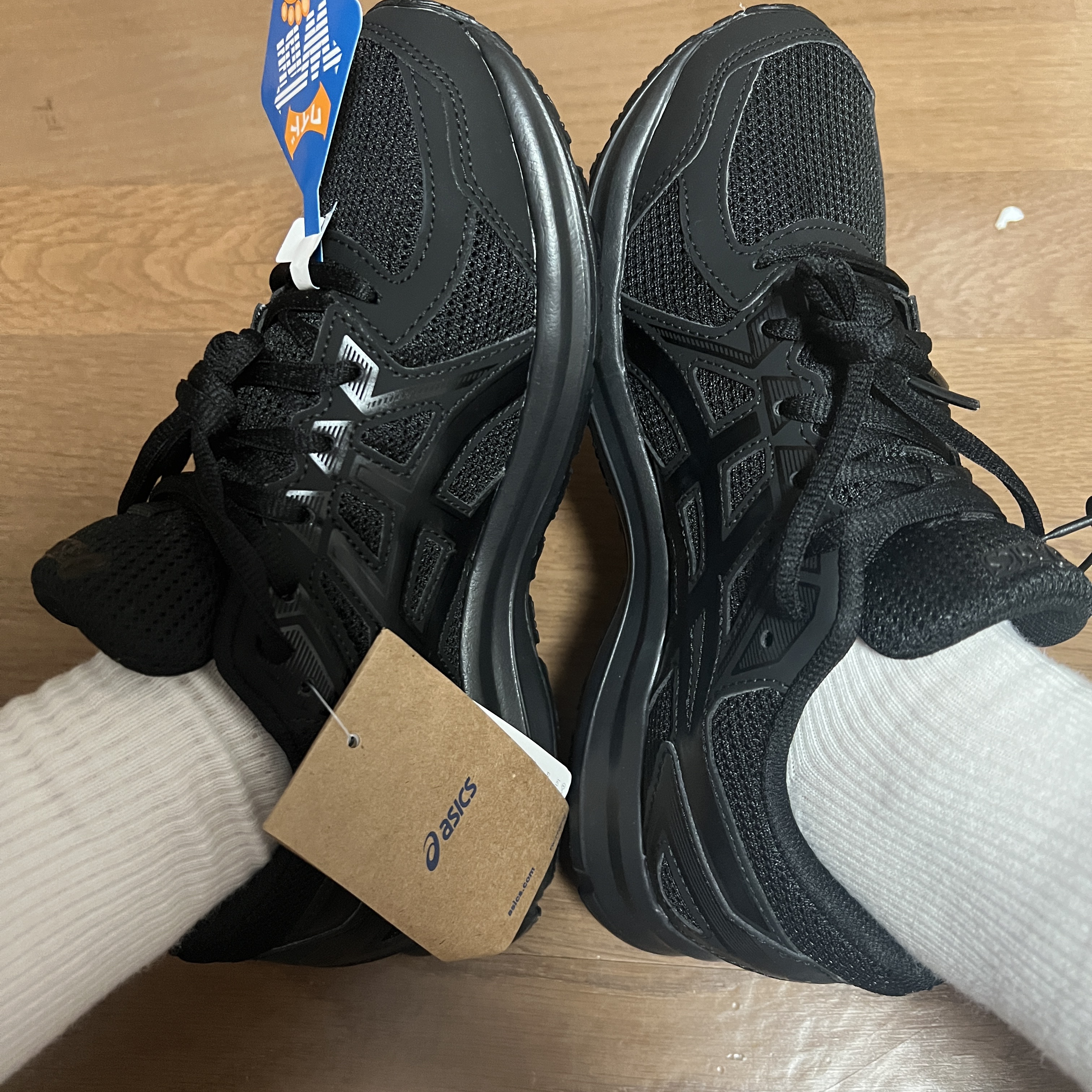 Asics Jog 100 2 Black 착용 스타일
