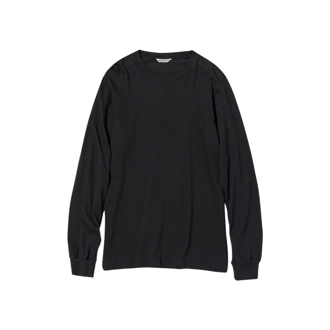 (W) Auralee Seamless L/S T-Shirt Black 상세 이미지 1