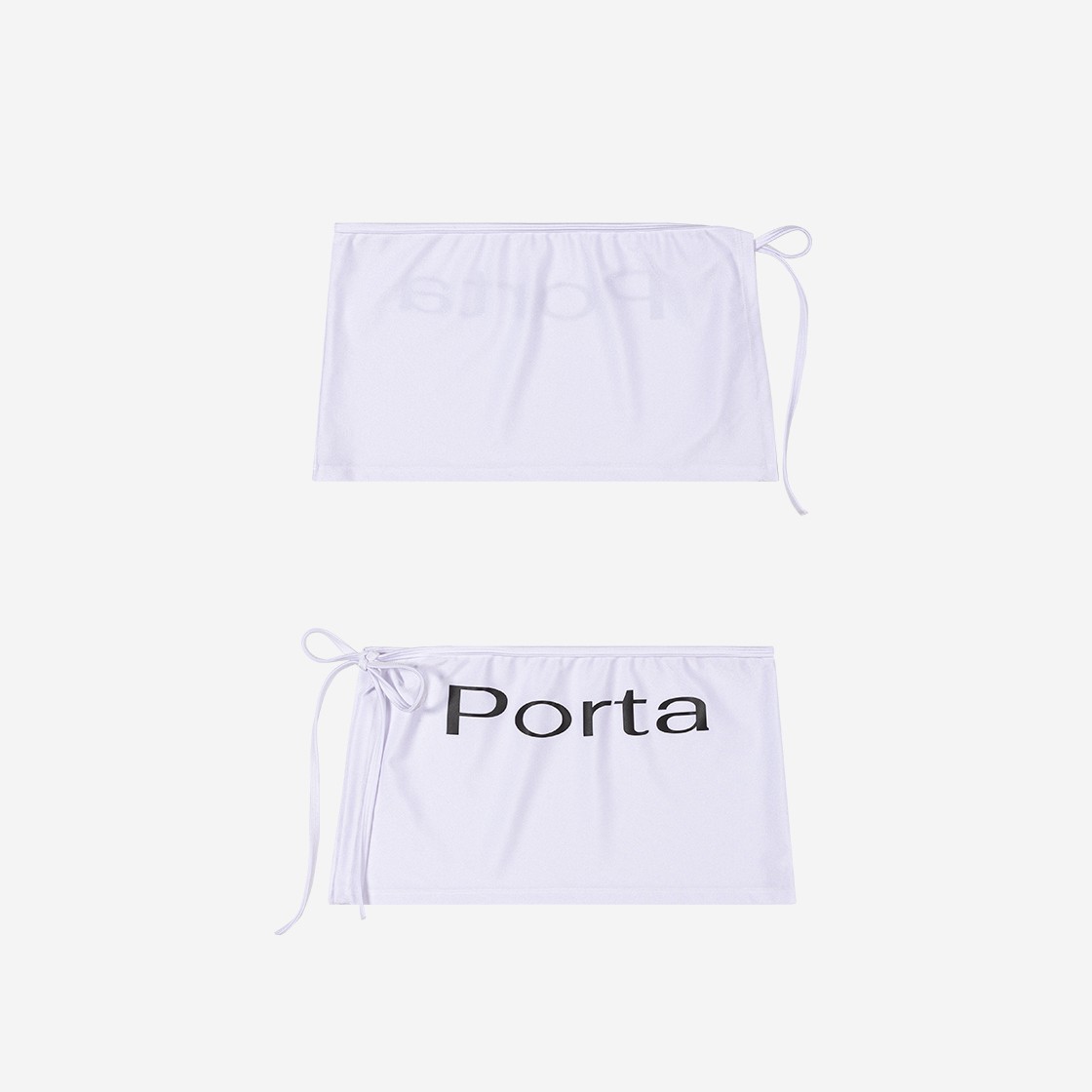 Porta Logo Basic Bikini Pearl White 상세 이미지 2