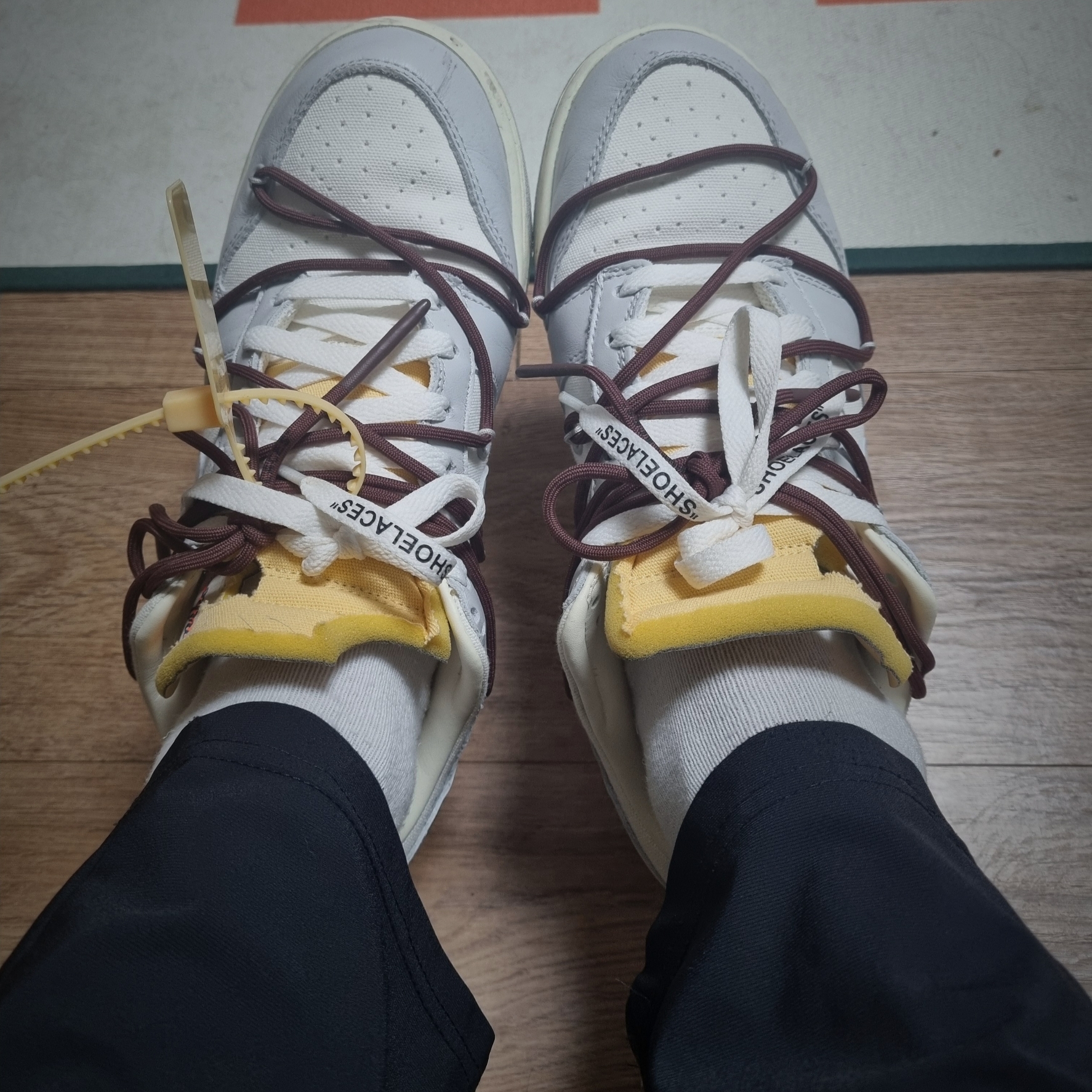 Nike x Off-White Dunk Low The 50 - Lot 46 착용 스타일