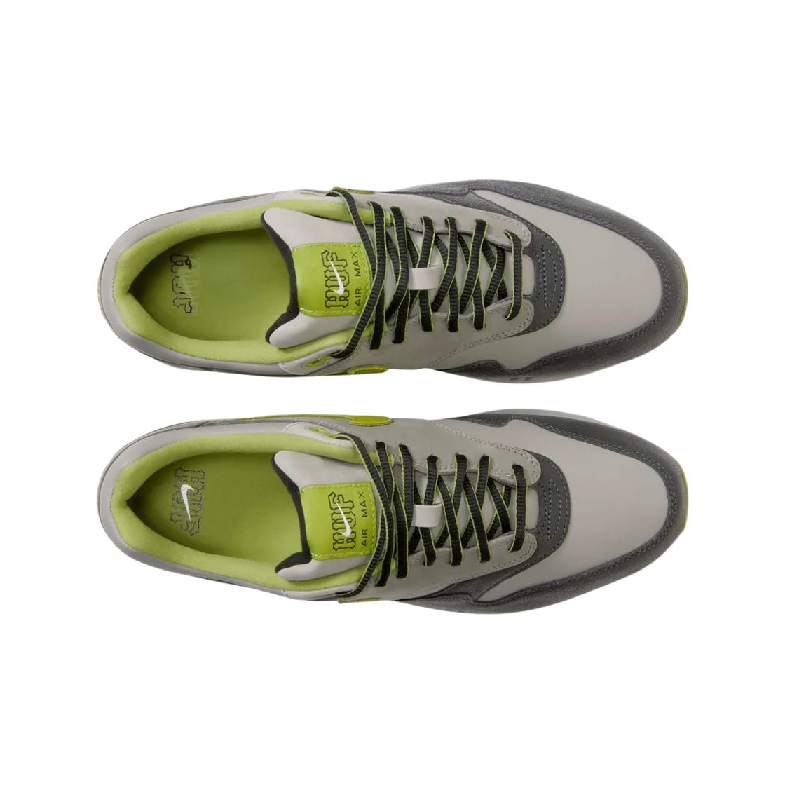 나이키 x 허프 에어맥스 1 SP 앤트러사이트 앤 미디움 그레이(Nike x HUF Air Max 1 SP Anthracite and Medium Grey) - 2