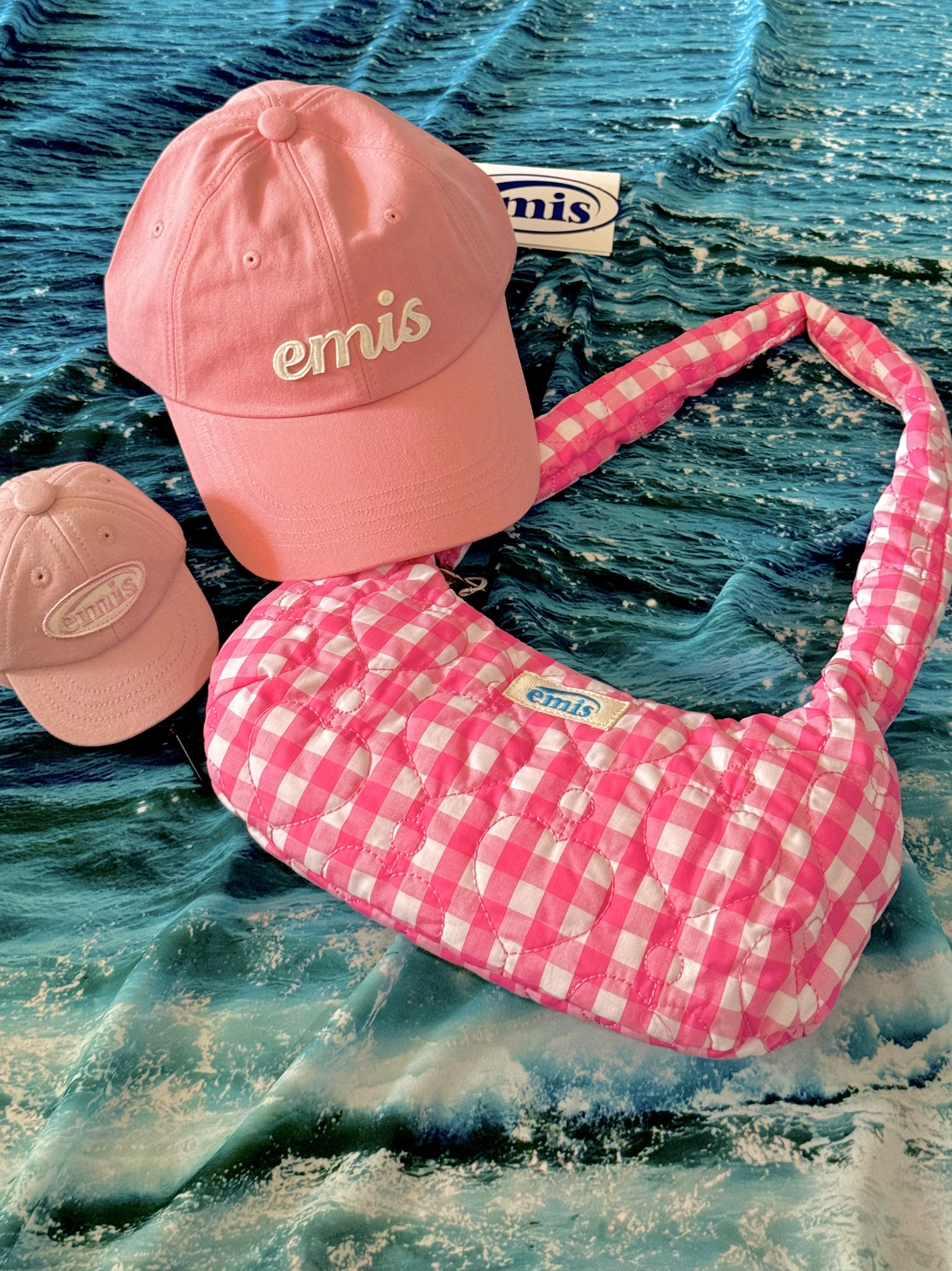 (W) Hunter Play Tall Wellington Rain Boots Cast, Emis Ball Cap Pouch Keyring Pink 착용 스타일 - 4