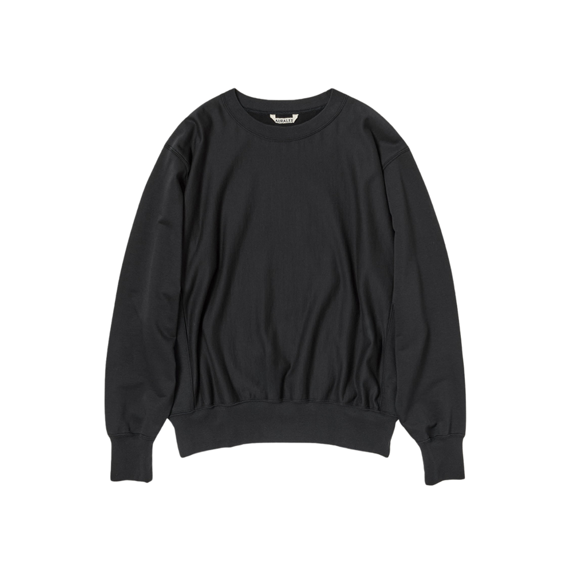 (W) Auralee Elastic High Gauge Sweat P/O Ink Black 상세 이미지 1