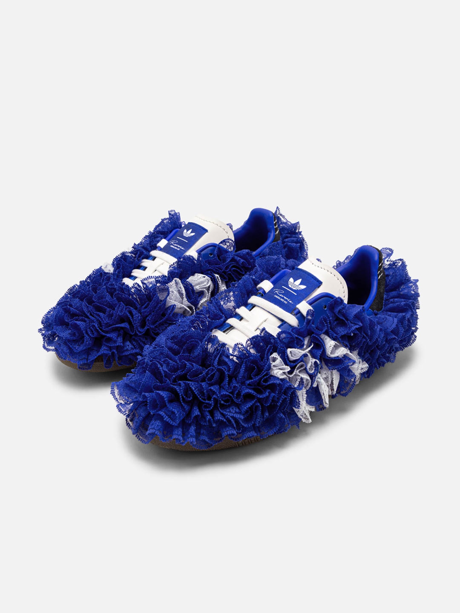 Caroline Hu x Adidas Women Samba Satin Pink - 24FW, Caroline Hu x Adidas Women Samba Lace Black - 24FW 착용 스타일 - 9