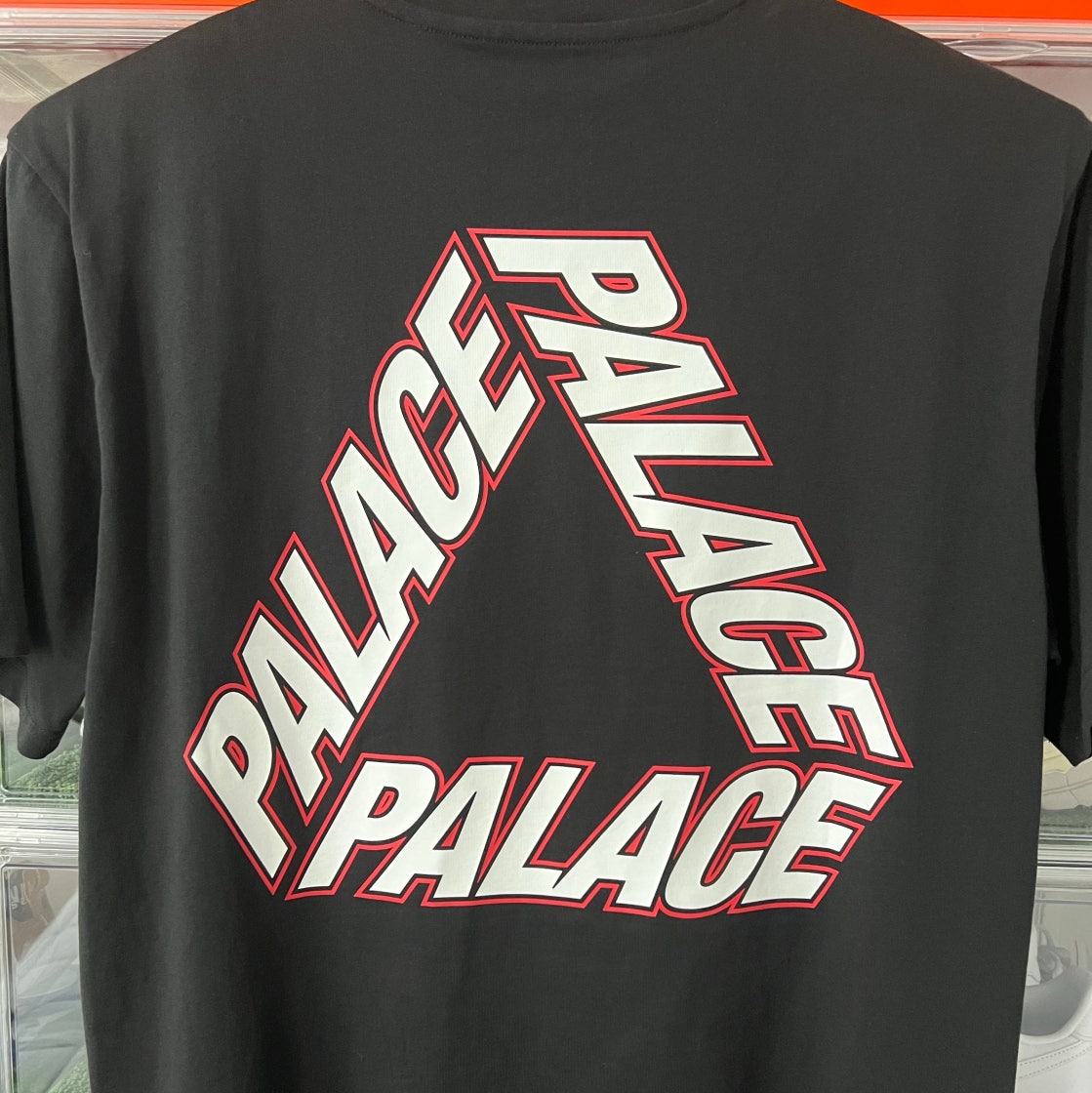 팔라스 P-3 아웃라인 티셔츠 블랙 - 24SS | Palace | KREAM
