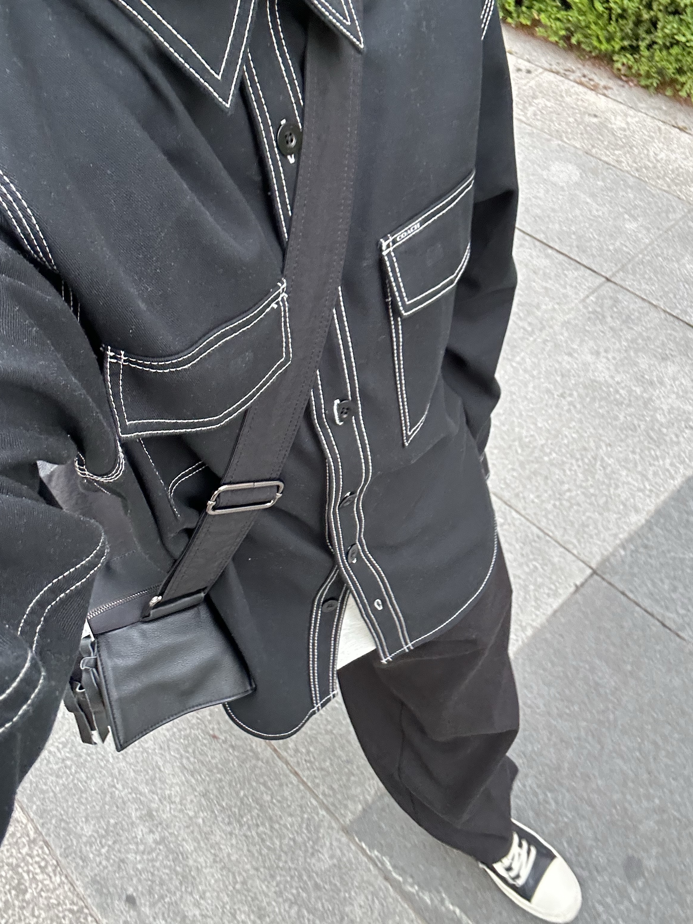 Rick Owens Luxor Low Sneakers Black Milk 착용 스타일