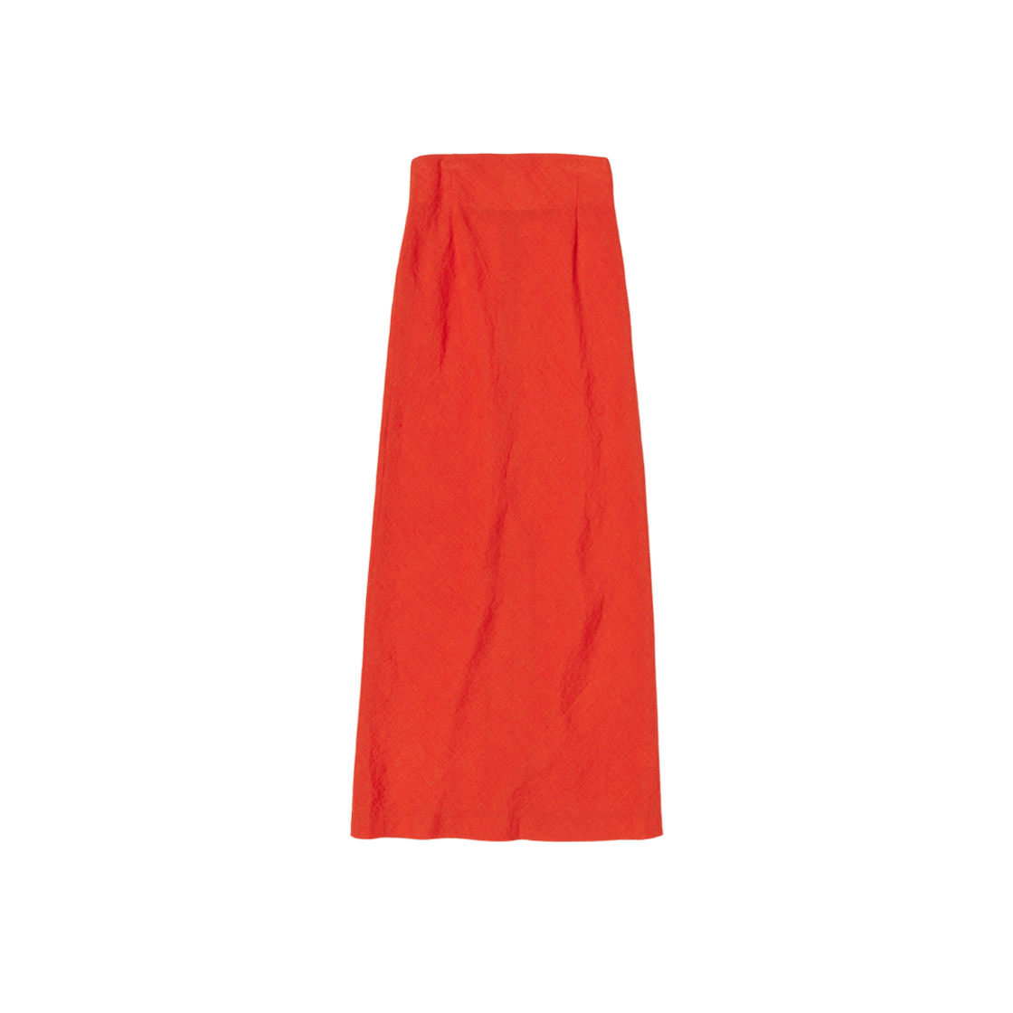 (W) Auralee Linen Silk Tweed Skirt Red 상세 이미지 1