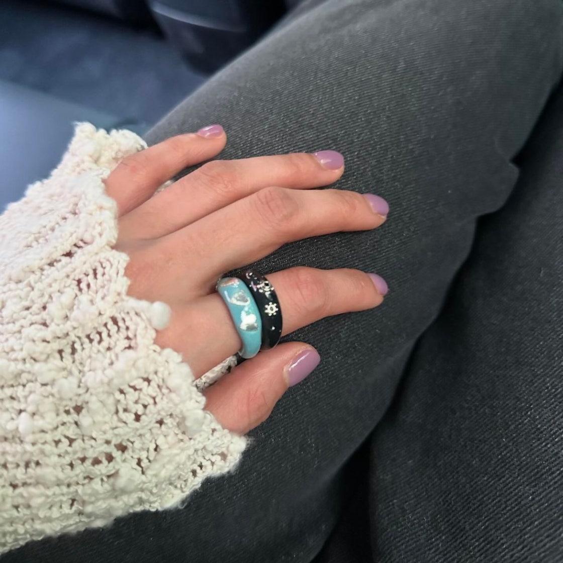 [韓国人気ジュエリー] nff Midnight Essence Ring midnight essence ring-white - nff