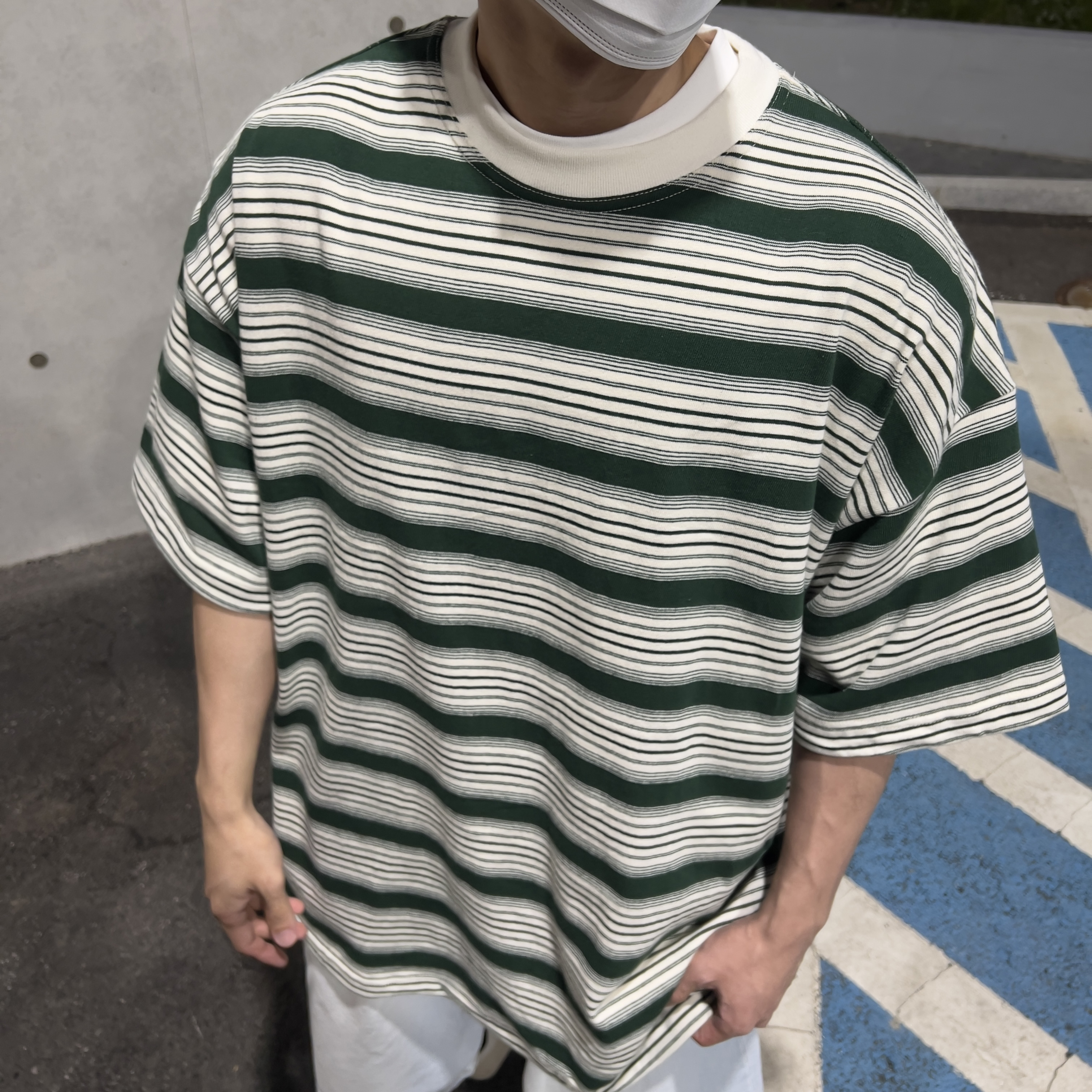 Oakley Factory Team x Brain Dead Flesh White Birch, Oakley Factory Team x Brain Dead Suede Flesh Lily Pad White 착용 스타일 - 3