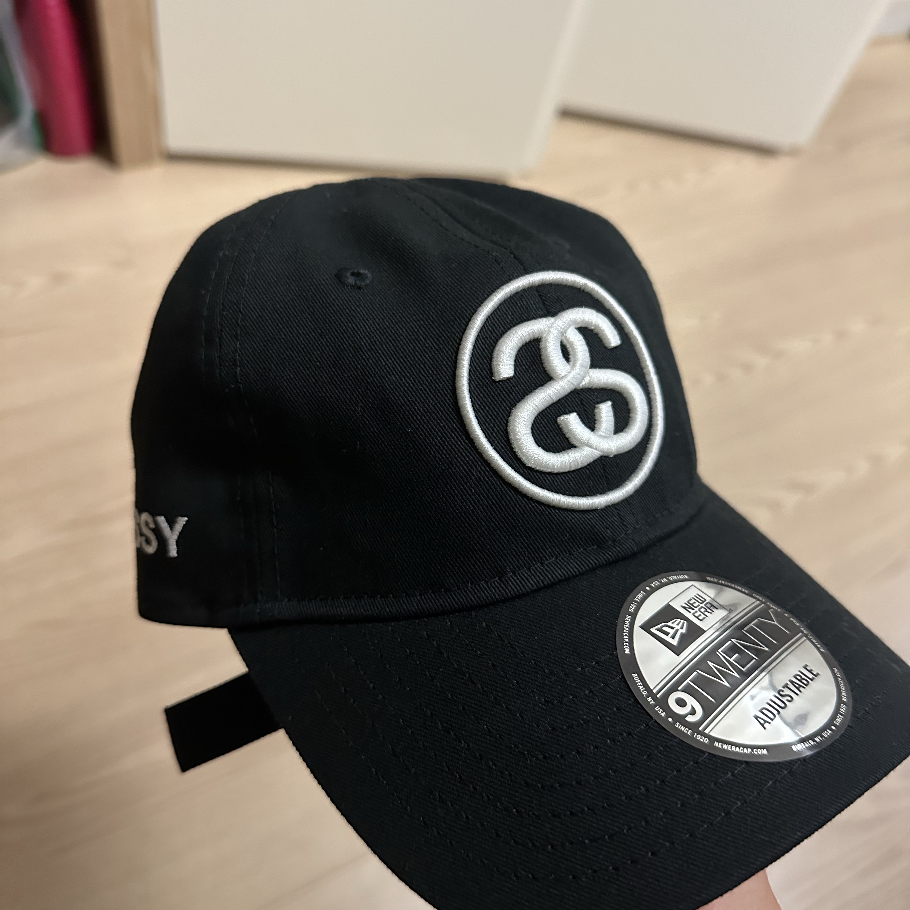 Stussy SS Link 9Twenty Cap Black 착용 스타일