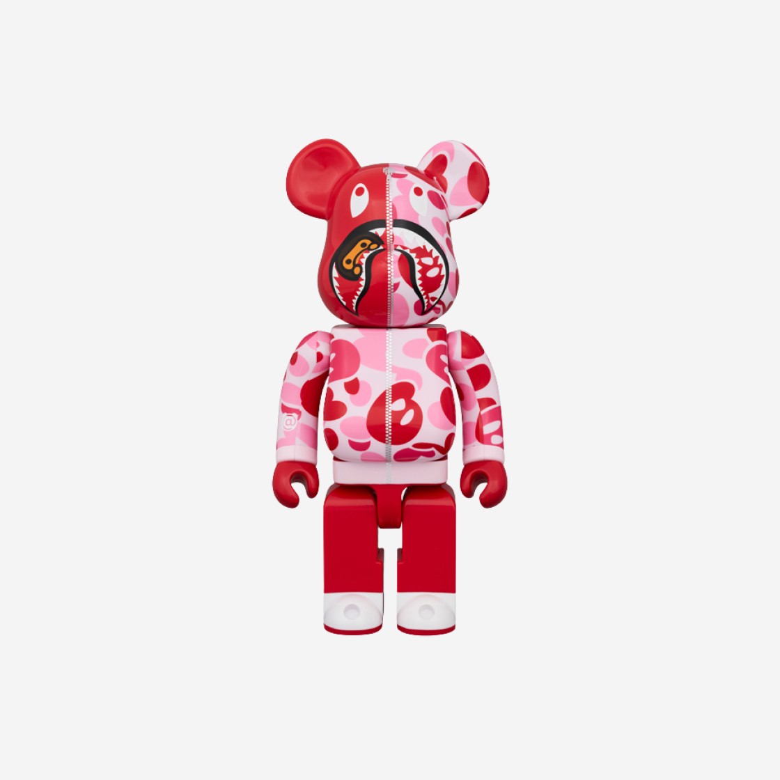 Bearbrick x BAPE Baby Milo Camo Shark 100% & 400% Set Pink 상세 이미지 2