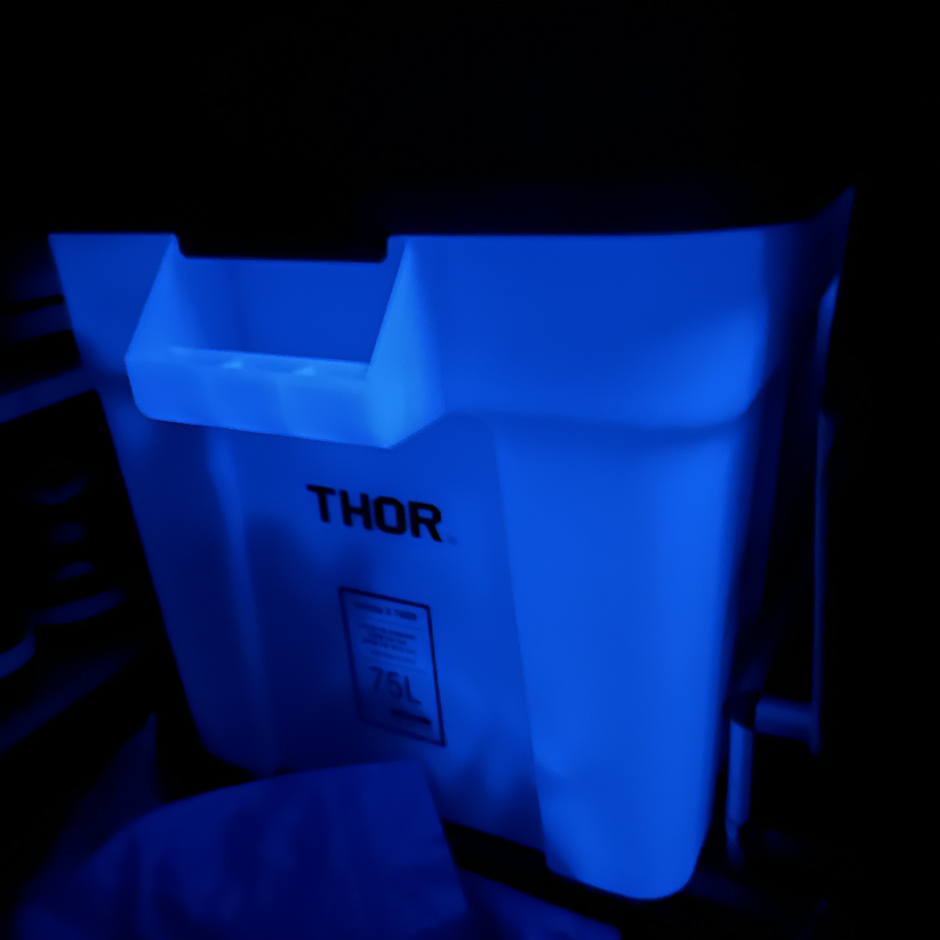 Helinox x Thor Glow Edition 75L Container Glow Green 착용 스타일