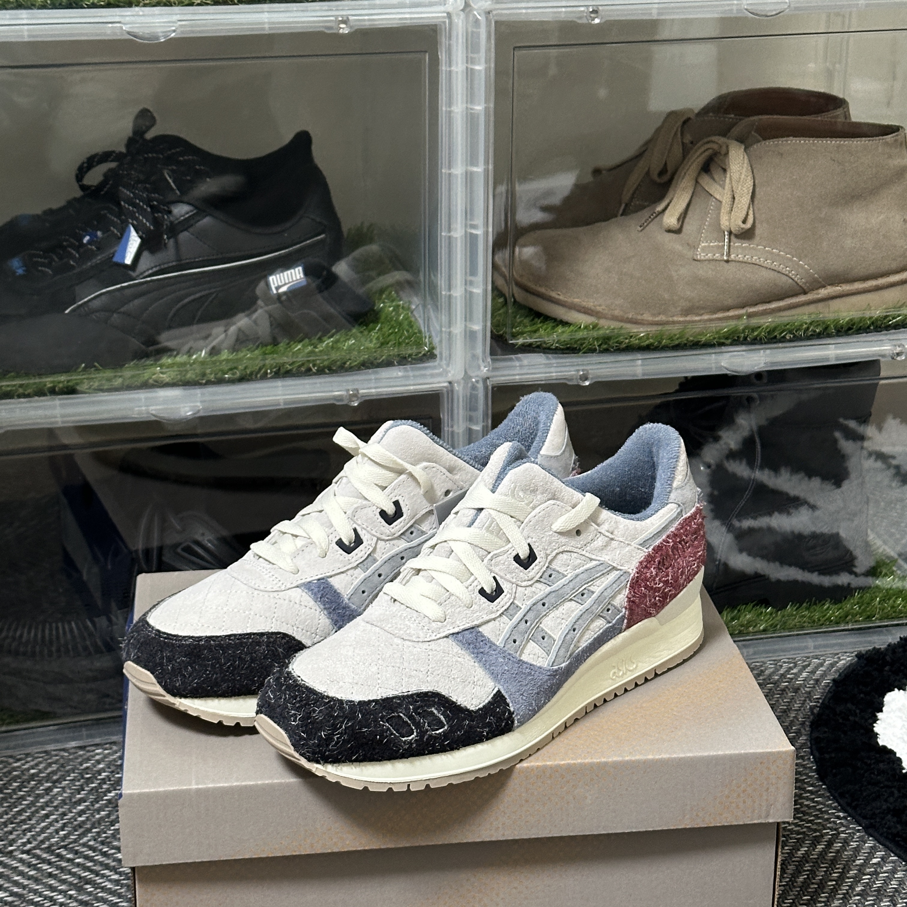 Asics x Kith Gel-Lyte III Remastered Seoul Cream 착용 스타일
