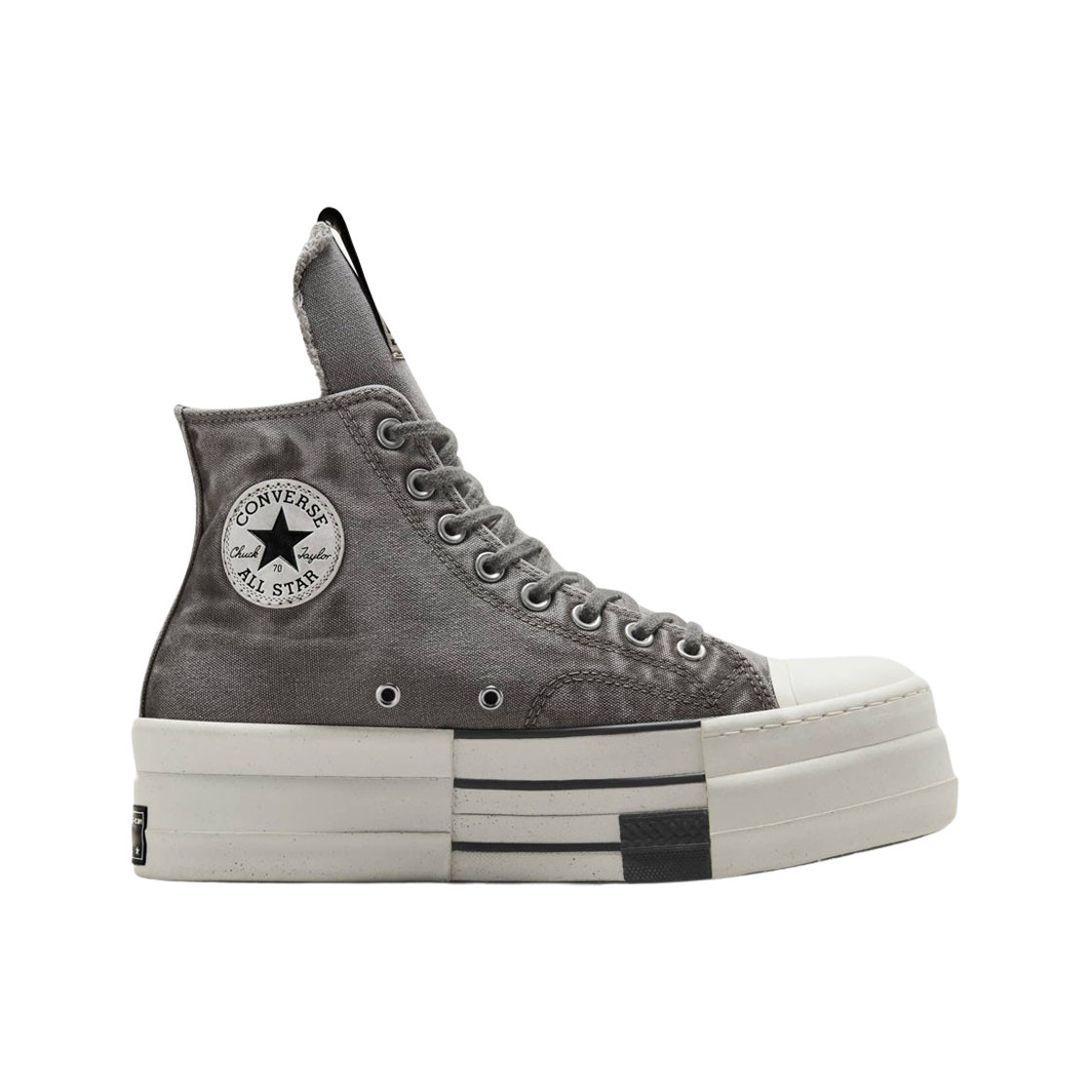 A06755C Converse x Drkshdw DBL Drkstar Overdye Chuck 70 Hi Concrete