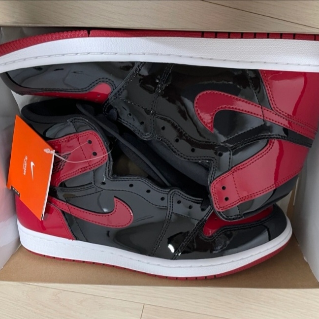Jordan 1 Retro High OG Patent Bred 착용 스타일