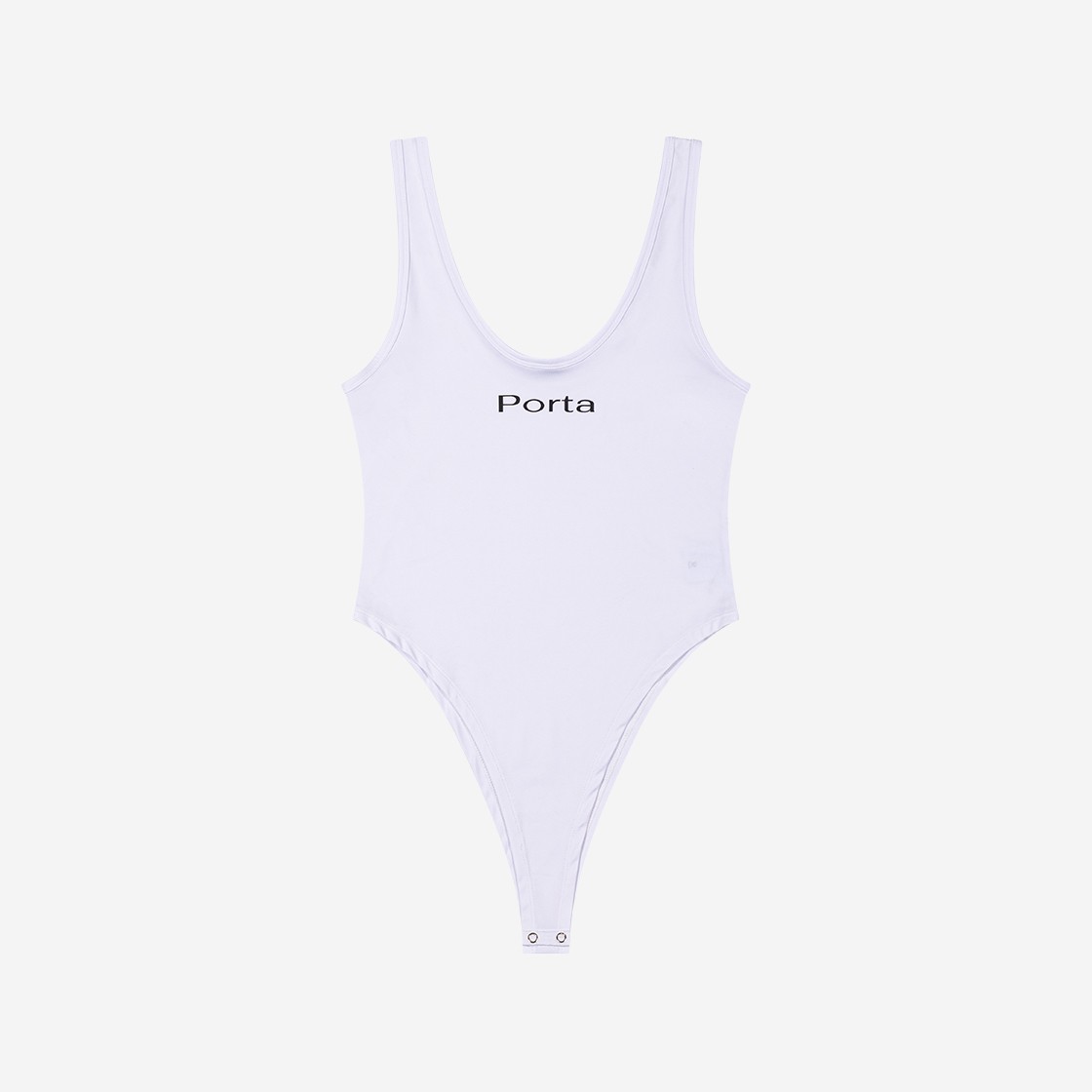 Porta Logo Bodysuit White 상세 이미지 1