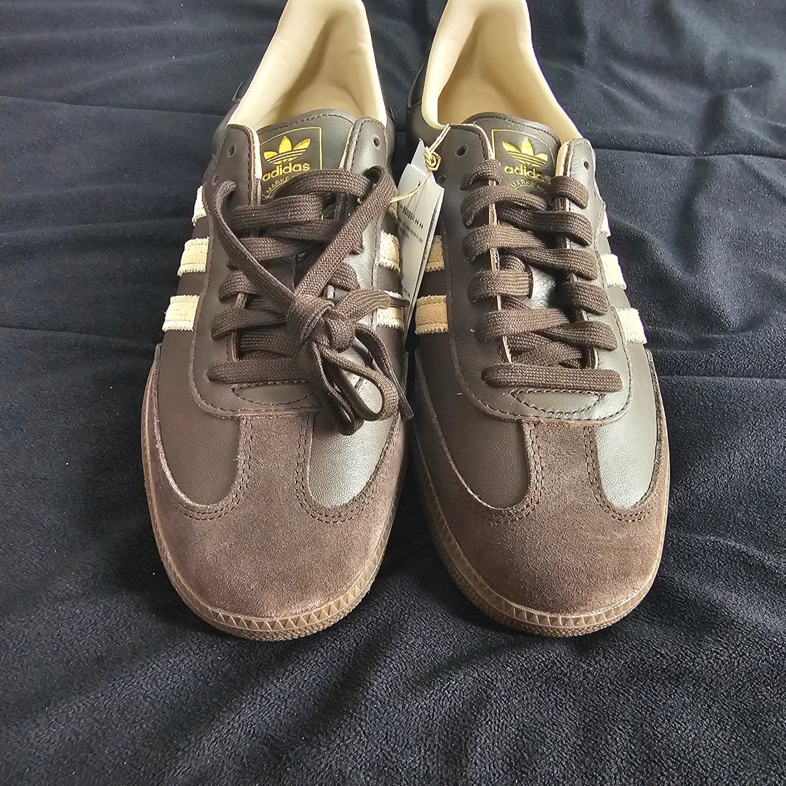Adidas Samba OG Dark Brown Clay Brown 착용 스타일 - 2