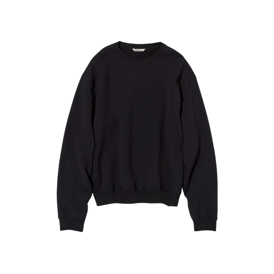 (W) Auralee Heavy BD Sweat P/O Black 상세 이미지 1