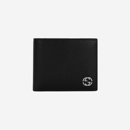 Gucci GG Interlocking Bi-Fold Wallet Black