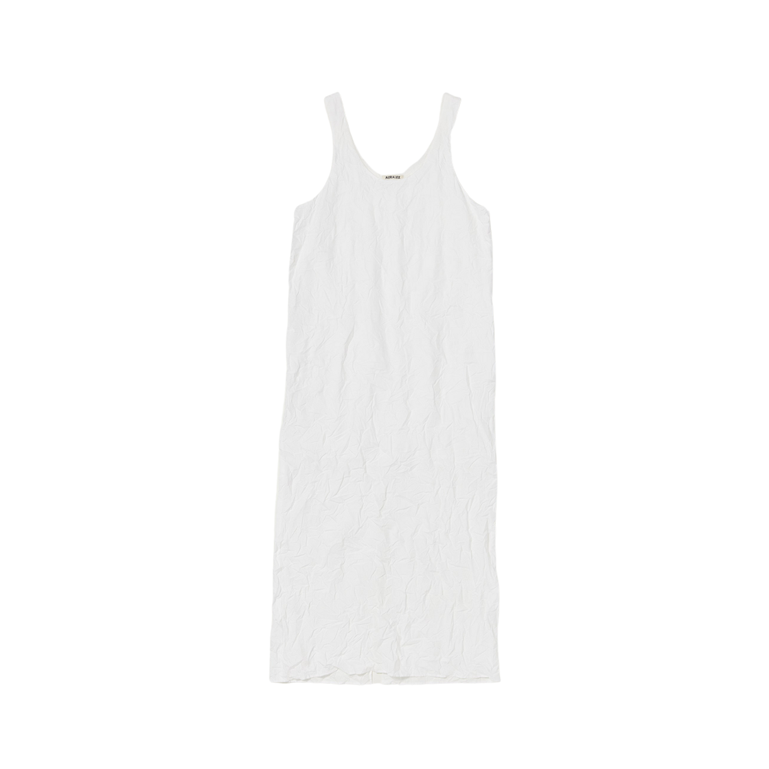 (W) Auralee Wrinkled Washed Finx Twill Dress White 상세 이미지 1