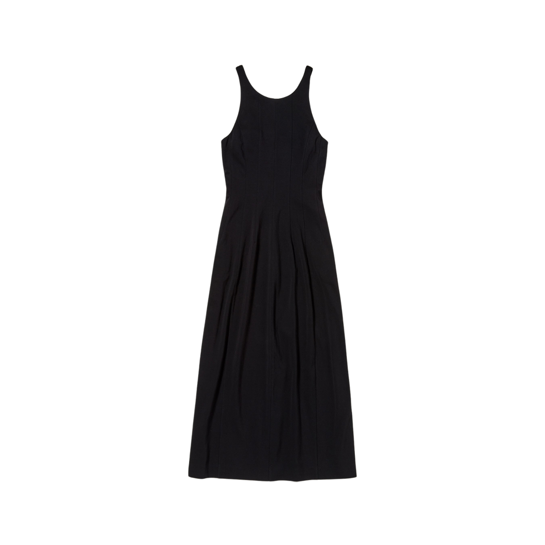 (W) Auralee Hard Twist Smooth Dress Black 상세 이미지 1