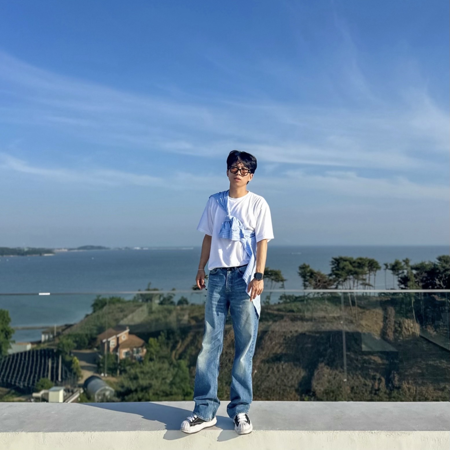 Maison Mihara Yasuhiro Blakey OG Sole Canvas Low-top Sneakers Black White, Zara x Ader Error Striped Poplin Shirt Stripe ์ฐฉ์ฉ ์คํ์ผ - 1