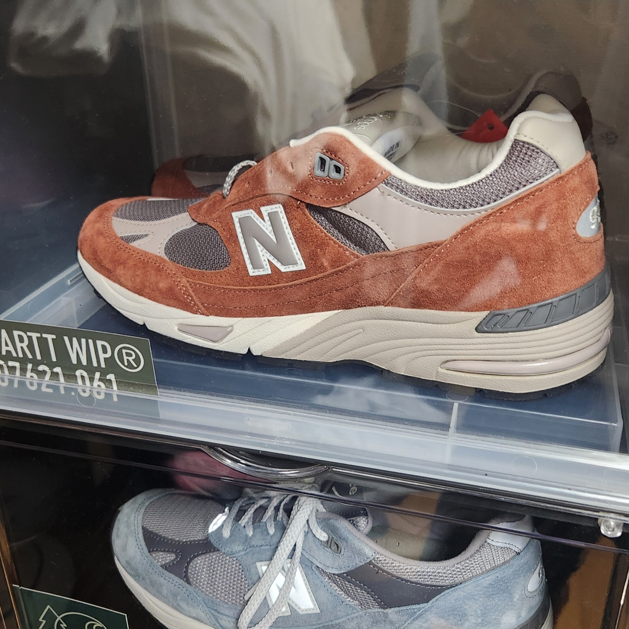 New Balance 991 Made in UK Sequoia Falcon, New Balance 991 Made in UK Dusty Blue 착용 스타일