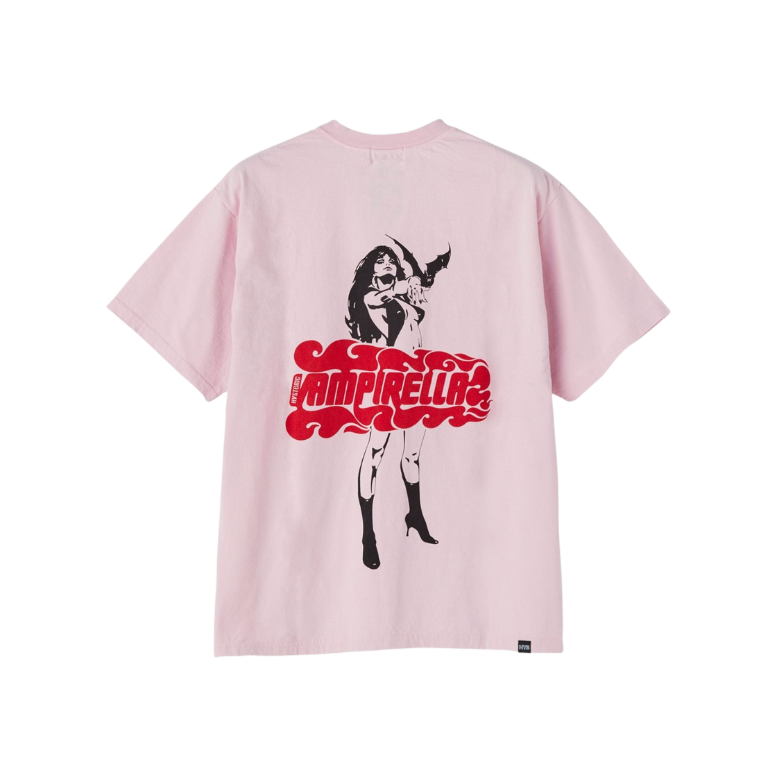 Hysteric Glamour x Vampirella Flame Logo T-Shirt Pink 상세 이미지 1