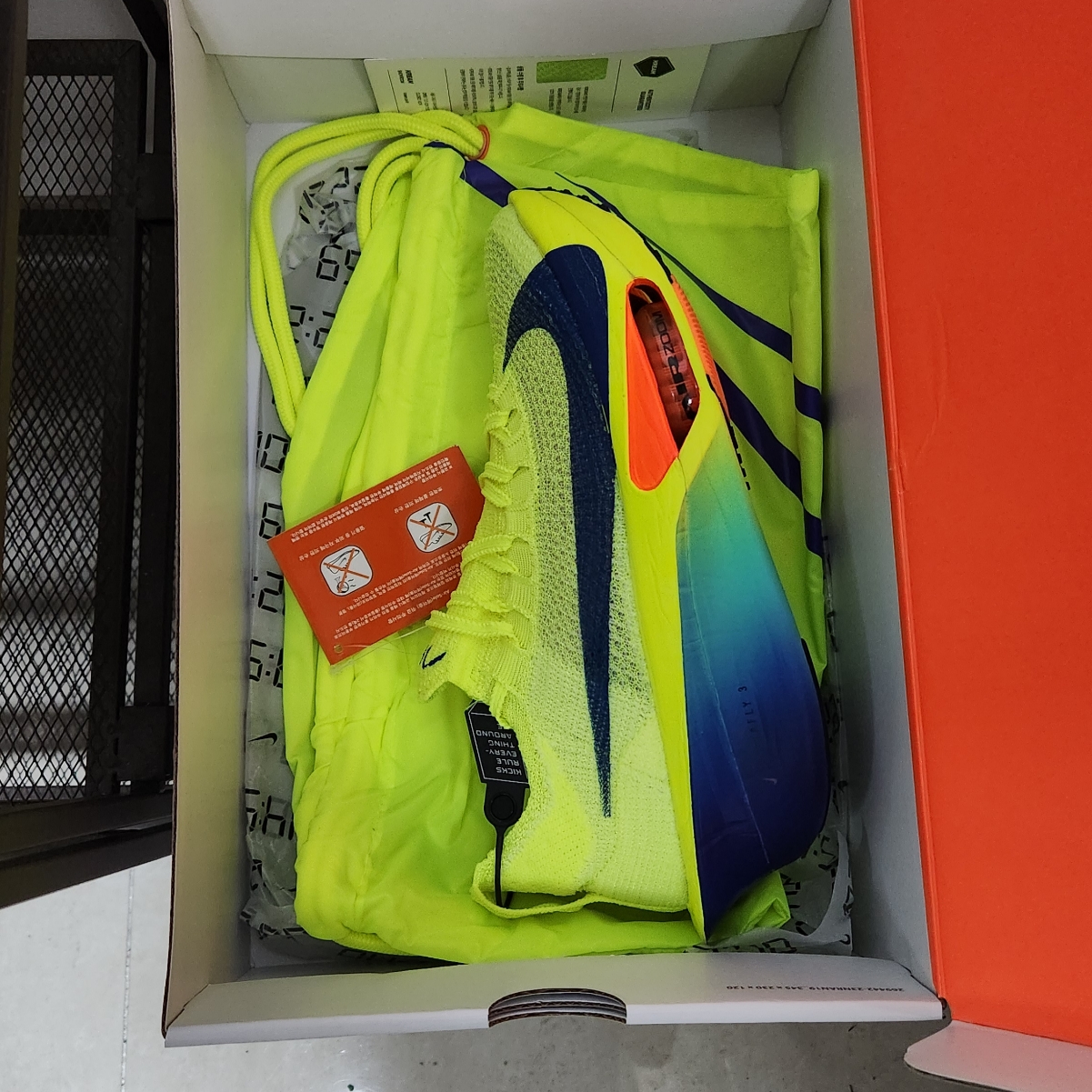 Nike Air Zoom Alphafly Next% 3 Volt 착용 스타일