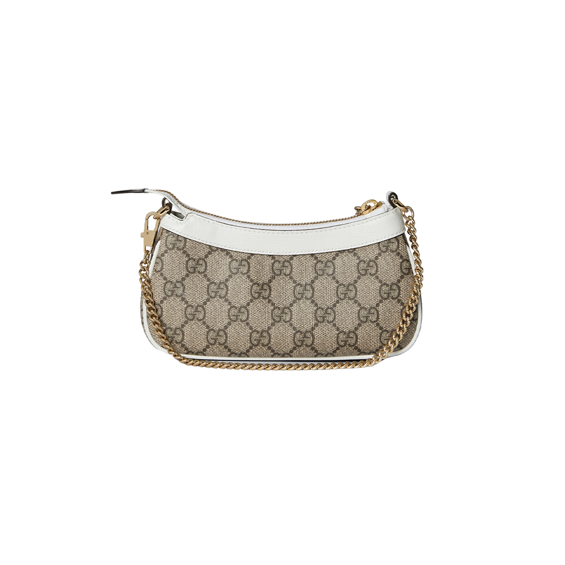 Gucci GG Super Mini Shoulder Bag with Charm Beige Ebony Supreme 상세 이미지 3