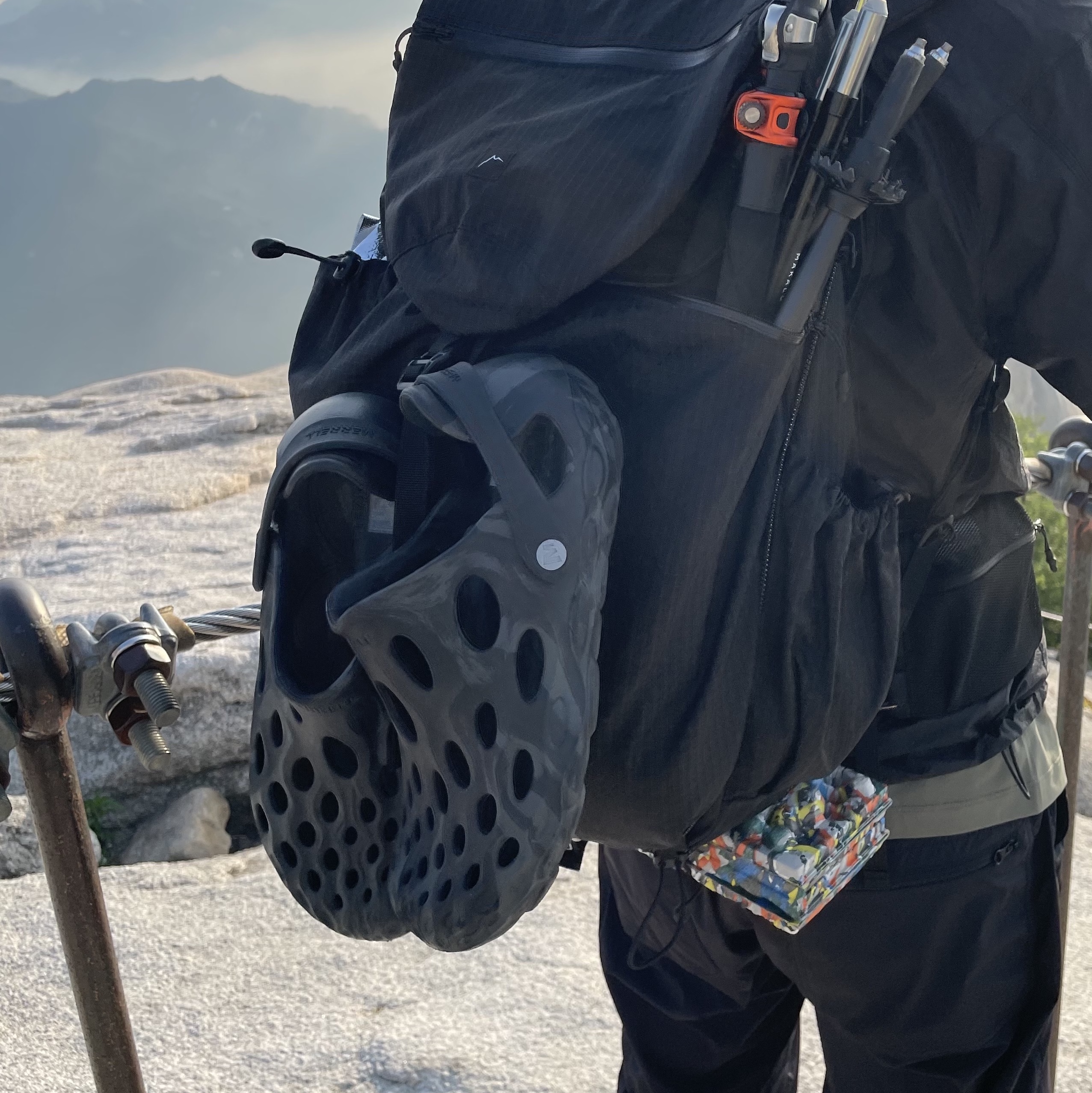 Merrell Hydro Moc Black 착용 스타일