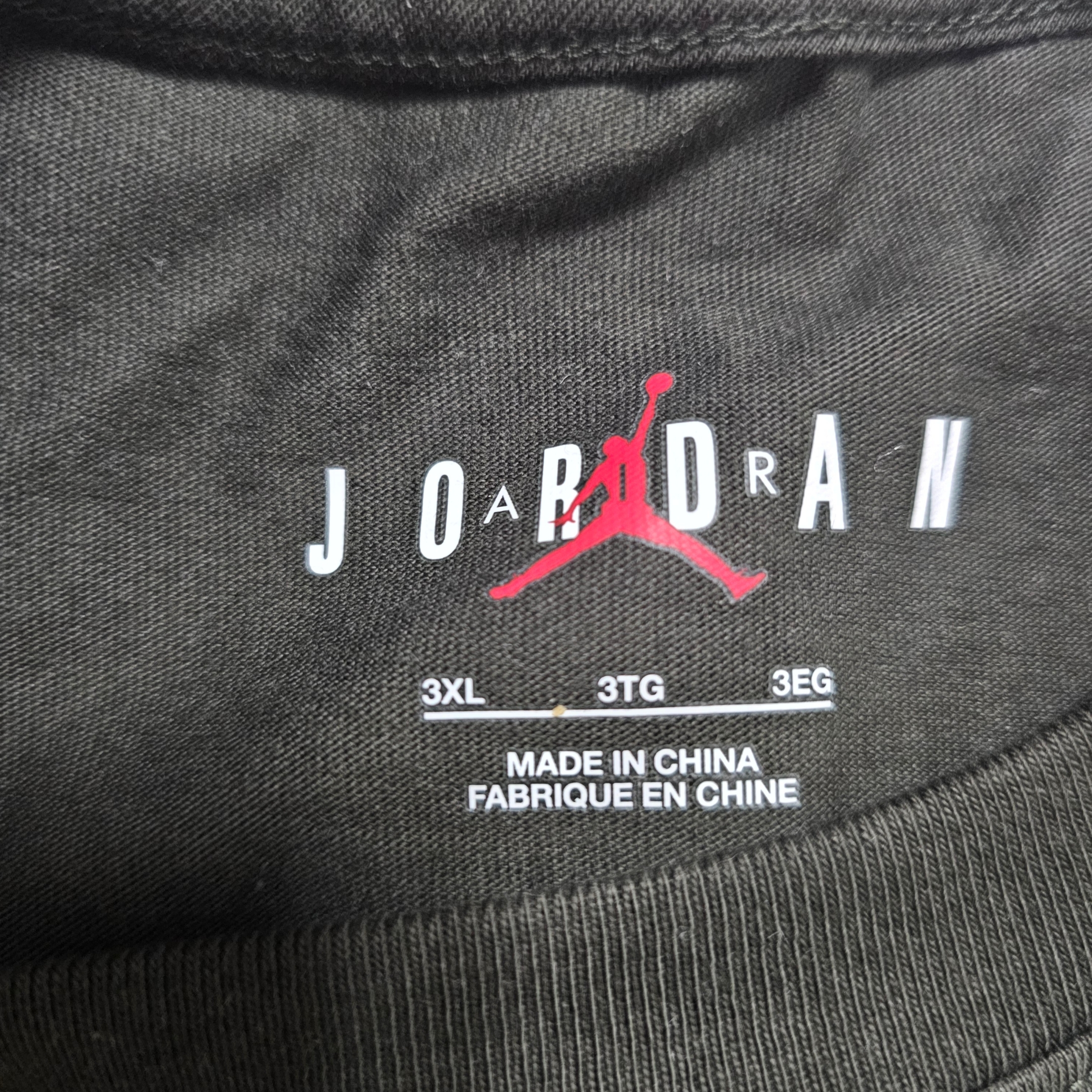 Jordan x Paris Saint-Germain T-Shirt Sequoia Saturn Gold - Asia 착용 스타일 - 5