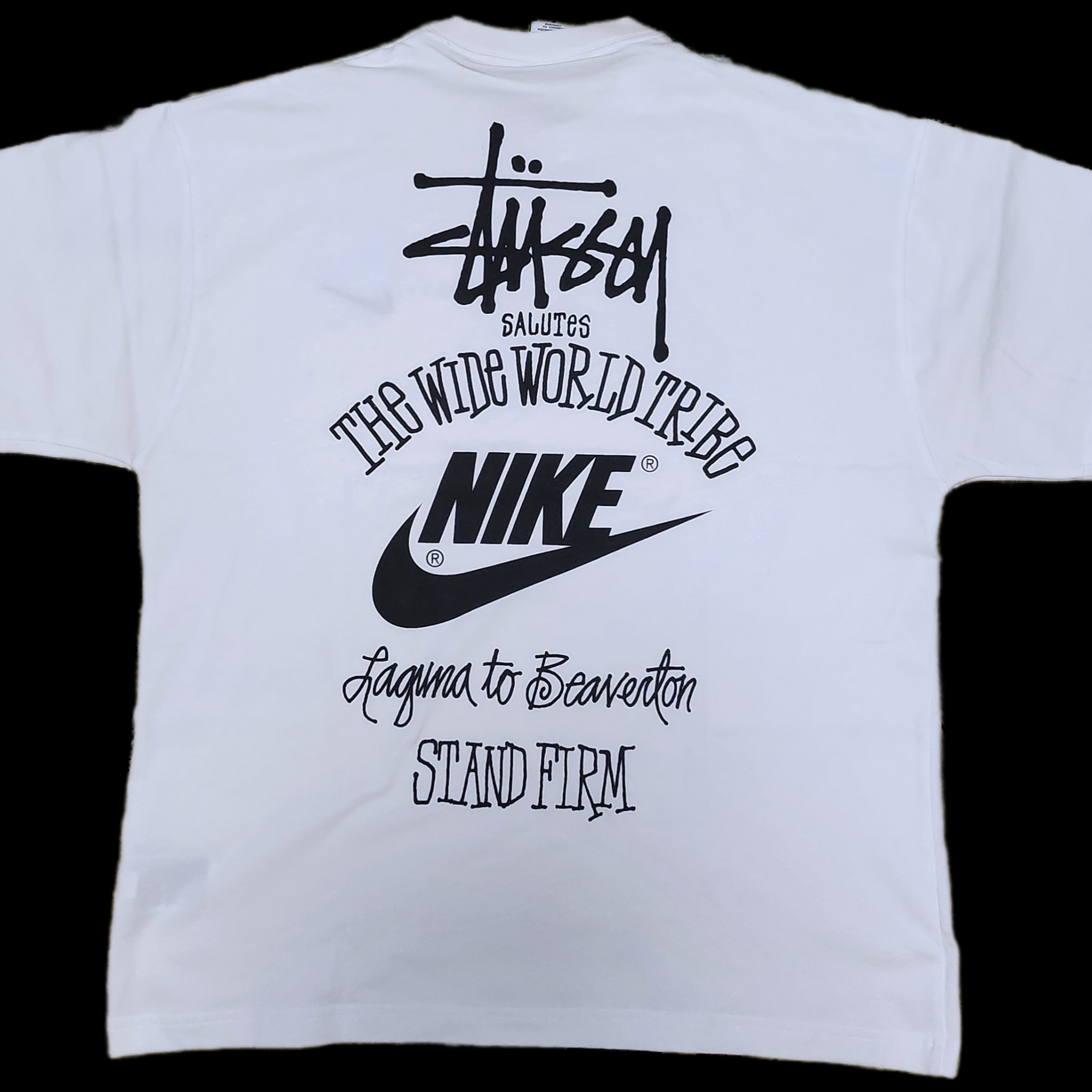 Nike x Stussy T-Shirt White (DV1774-100) 착용 스타일 - 2